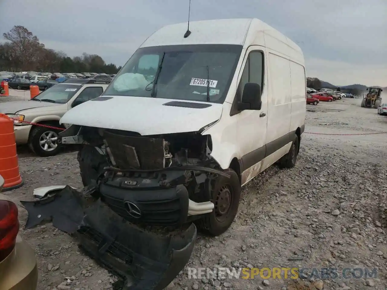 2 Photograph of a damaged car W1Y40BHY2MT044234 MERCEDES-BENZ SPRINTER 2021