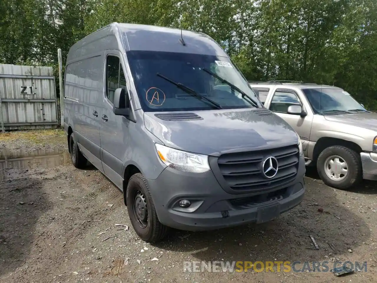 1 Photograph of a damaged car W1Y4DBHY7MT049126 MERCEDES-BENZ SPRINTER 2021