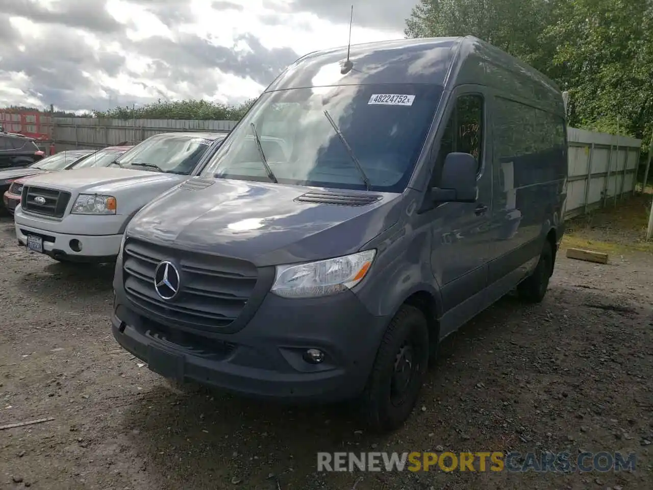 2 Photograph of a damaged car W1Y4DBHY7MT049126 MERCEDES-BENZ SPRINTER 2021