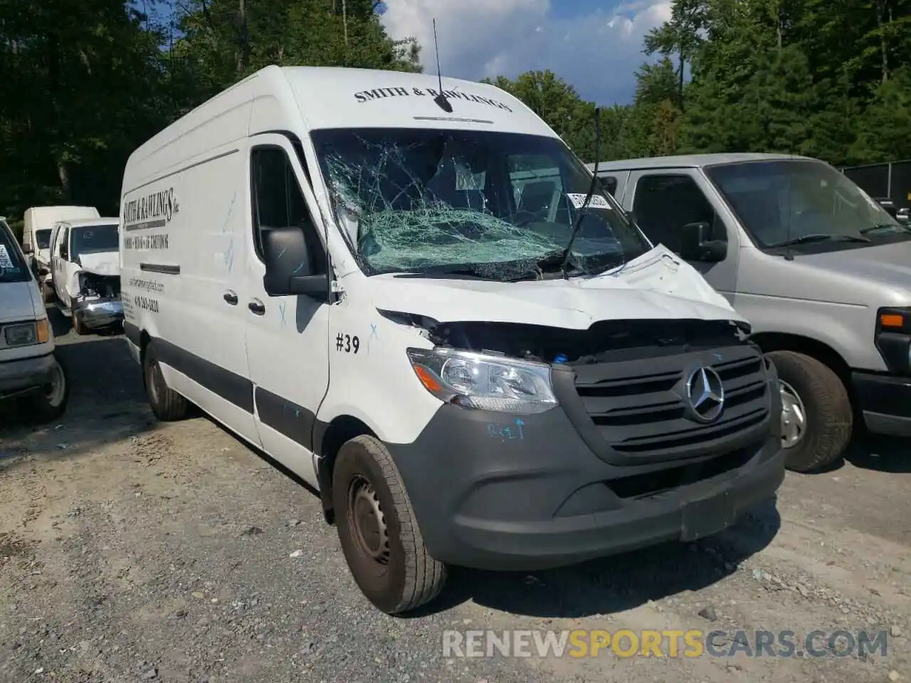 1 Photograph of a damaged car W1Y4DCHY1MT050715 MERCEDES-BENZ SPRINTER 2021