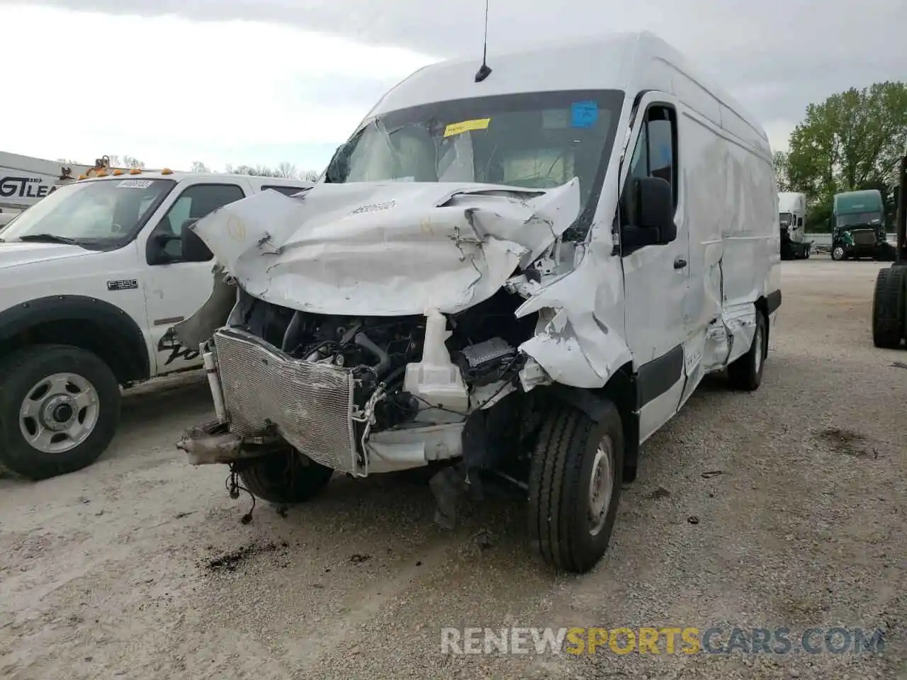 2 Photograph of a damaged car W1Y4DCHY1MT064372 MERCEDES-BENZ SPRINTER 2021