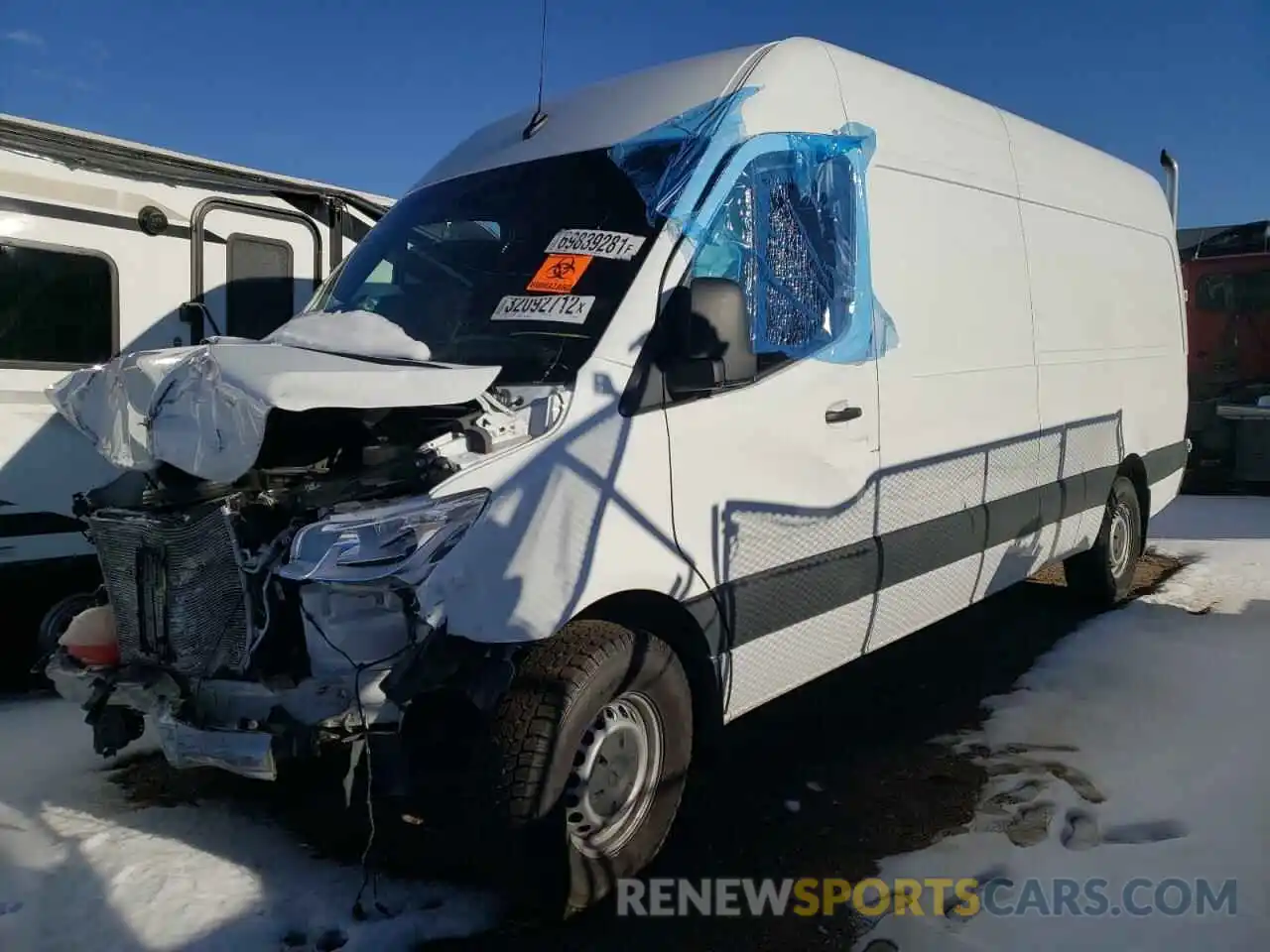 2 Photograph of a damaged car W1Y4DCHYXMT046565 MERCEDES-BENZ SPRINTER 2021