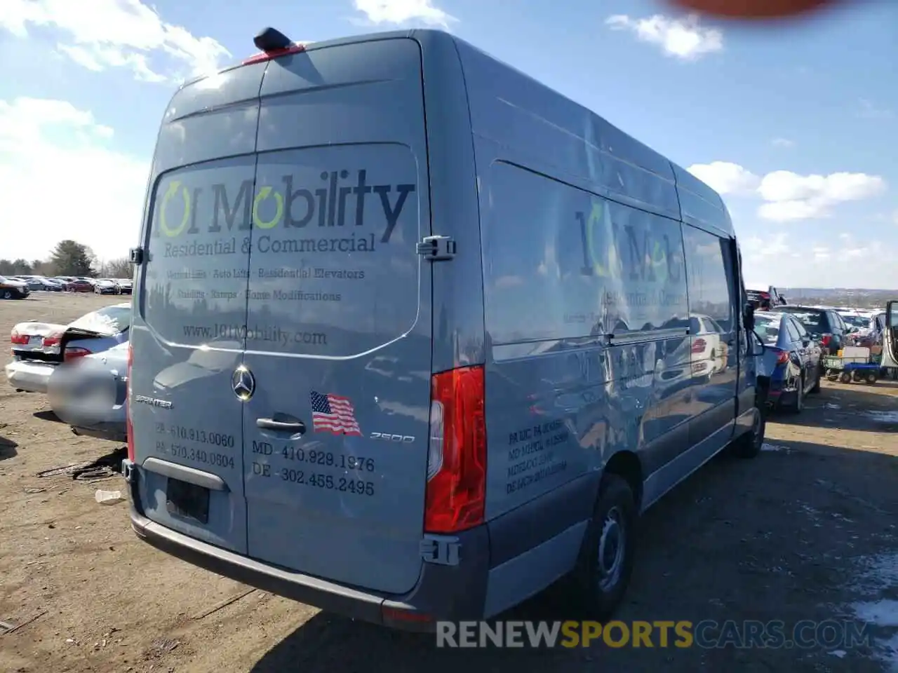 4 Photograph of a damaged car W1Y4ECHY2MT077113 MERCEDES-BENZ SPRINTER 2021