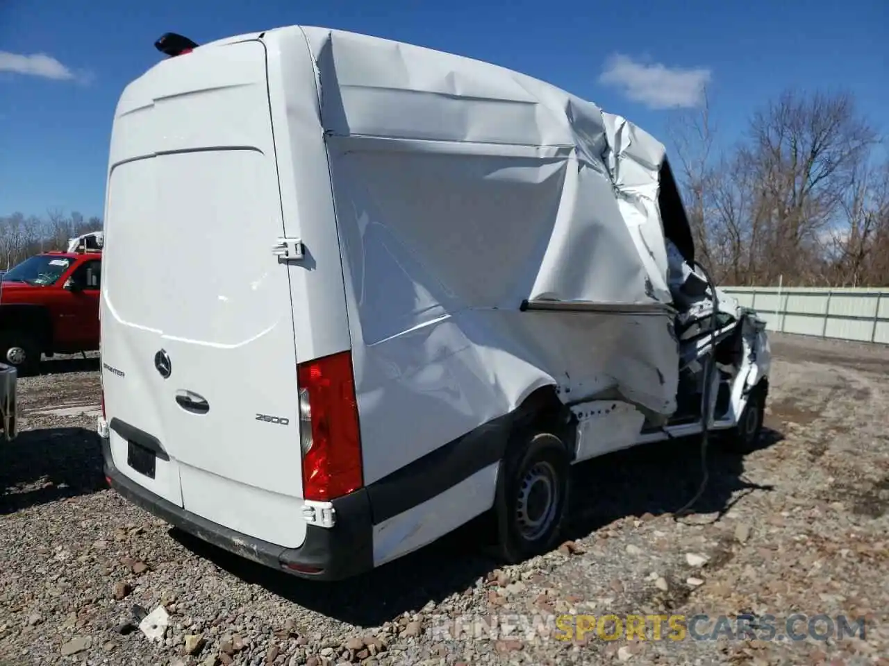 4 Фотография поврежденного автомобиля W1Y4ECHY5MT078210 MERCEDES-BENZ SPRINTER 2021