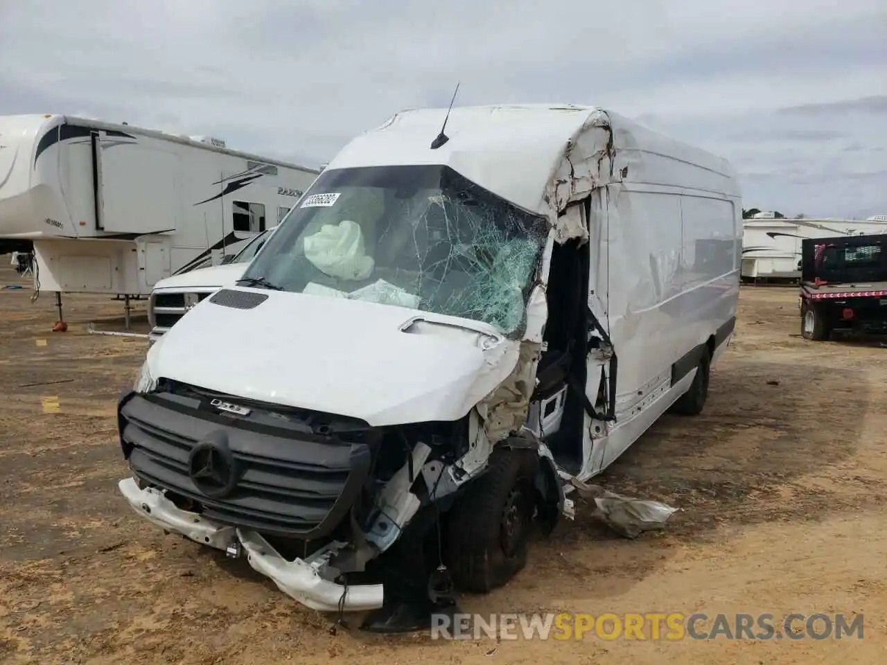 2 Photograph of a damaged car W1Y4EDHY4MT058777 MERCEDES-BENZ SPRINTER 2021