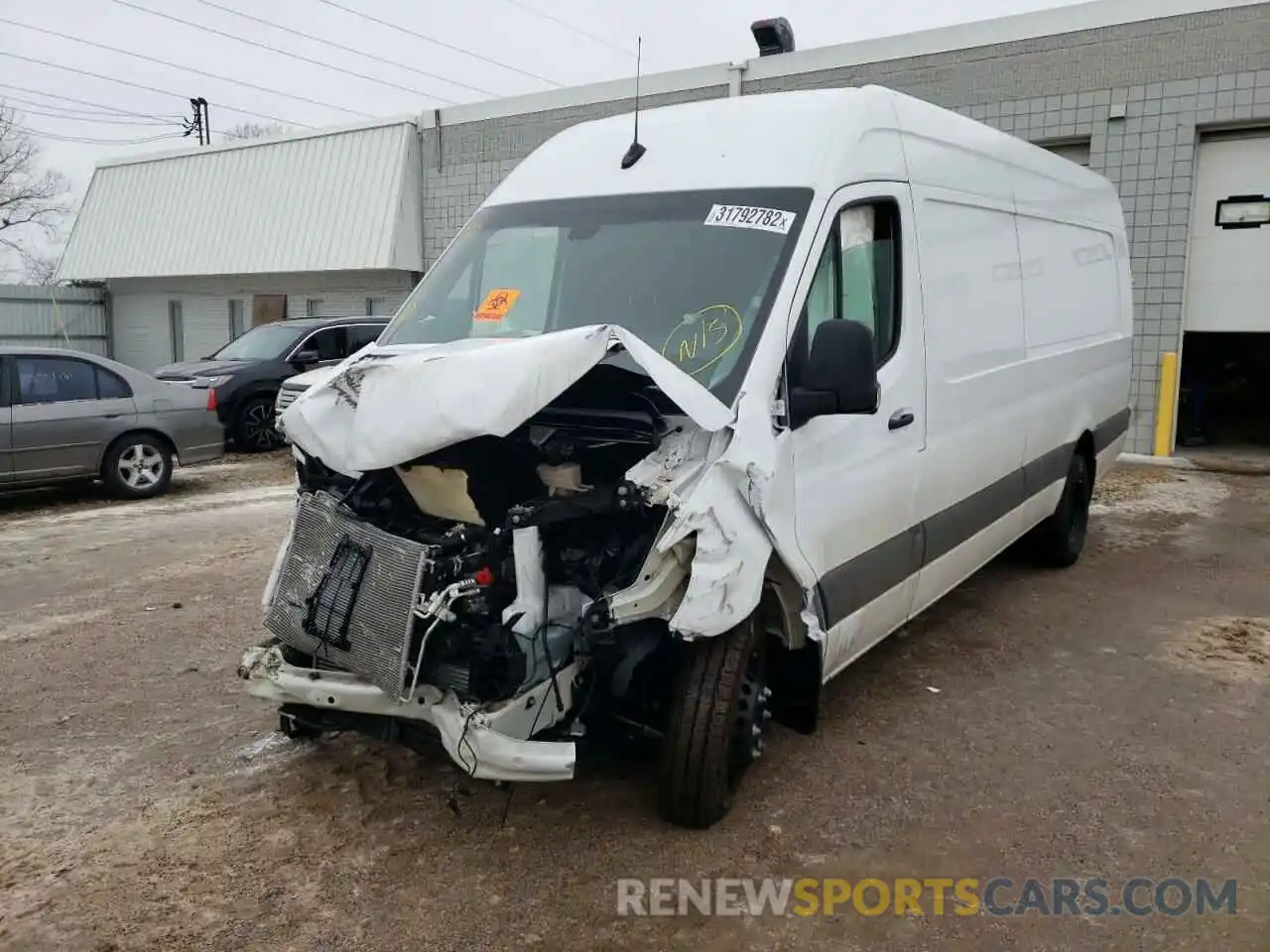 2 Photograph of a damaged car W1Y5EDHY8MT067857 MERCEDES-BENZ SPRINTER 2021