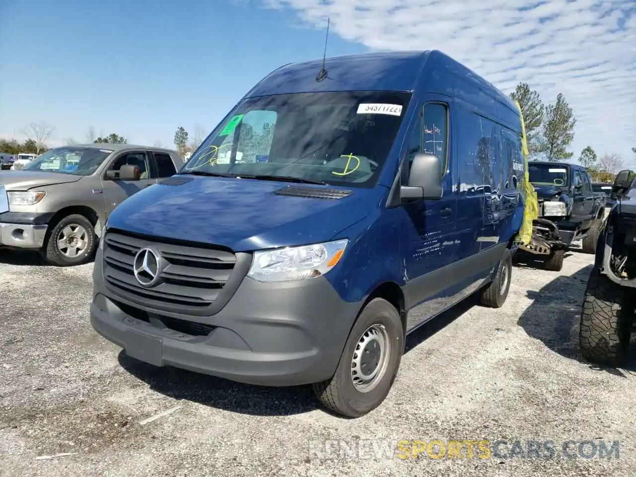 2 Photograph of a damaged car W1Y70BGY8MT065880 MERCEDES-BENZ SPRINTER 2021