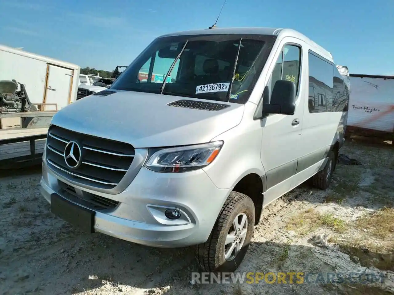 2 Photograph of a damaged car W1Z4EFVY0MT062627 MERCEDES-BENZ SPRINTER 2021