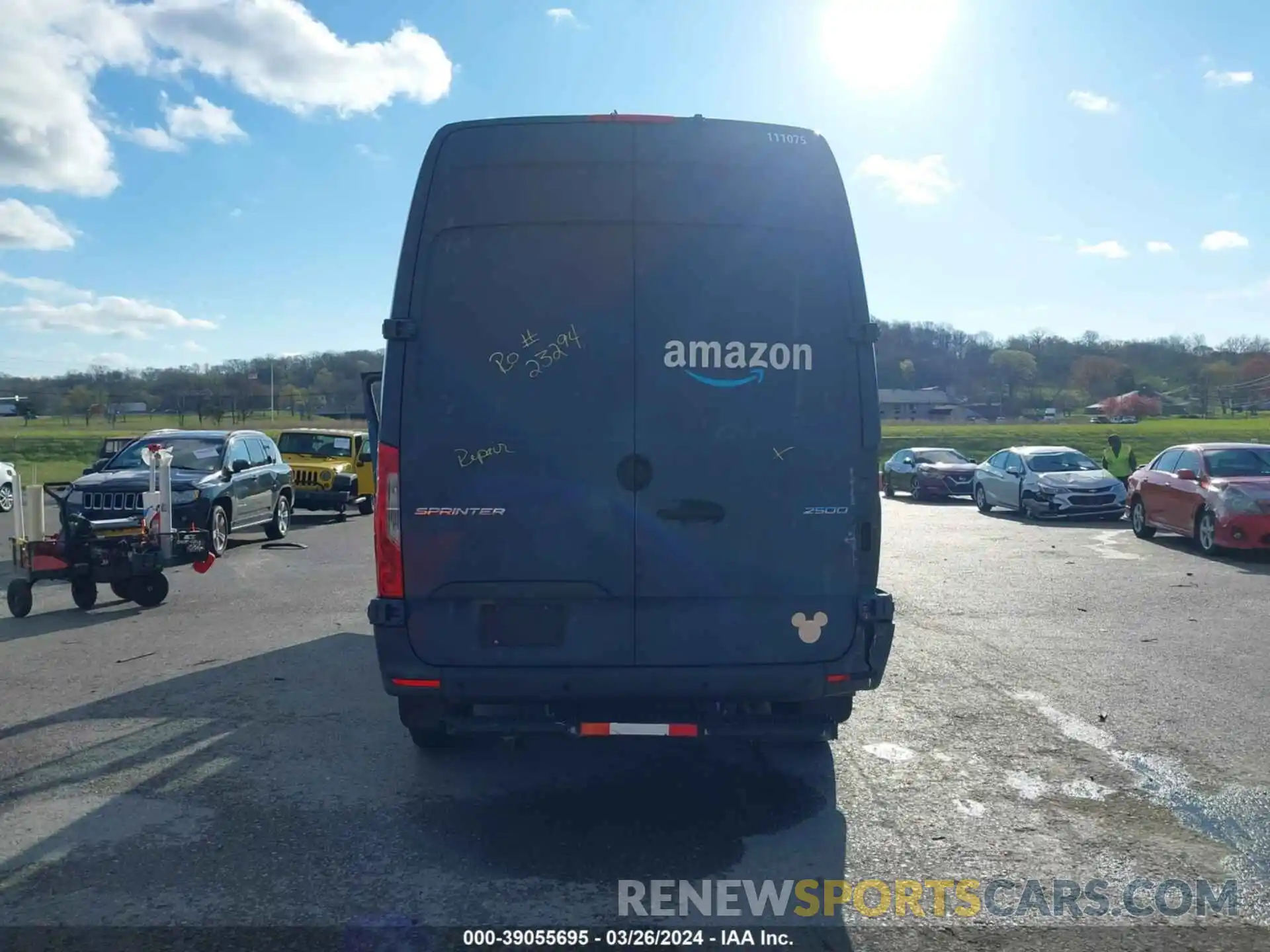 16 Photograph of a damaged car WD4PF0CD2KP103612 MERCEDES-BENZ SPRINTER 2500 2019