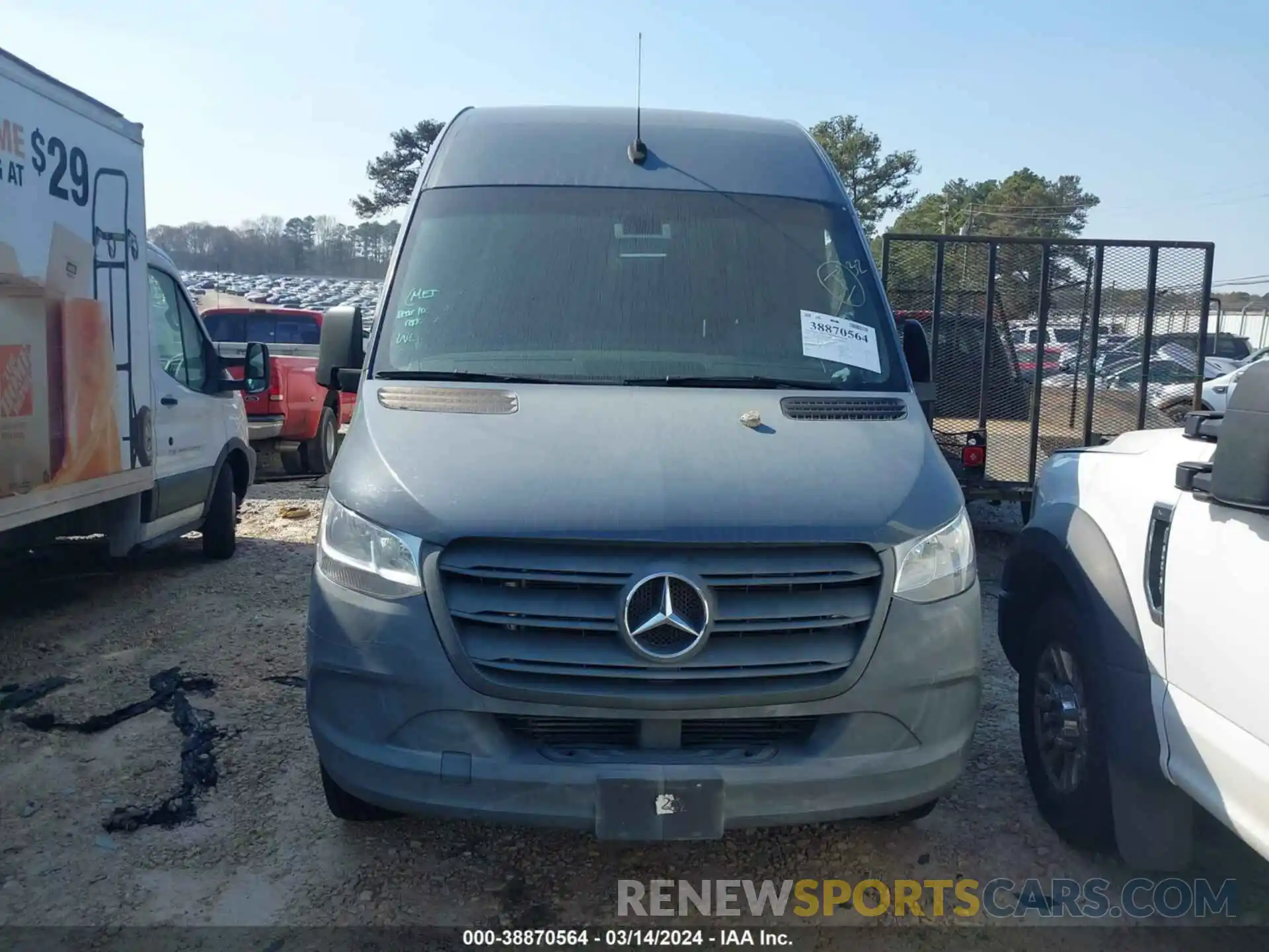 11 Фотография поврежденного автомобиля WD4PF0CD2KT004859 MERCEDES-BENZ SPRINTER 2500 2019