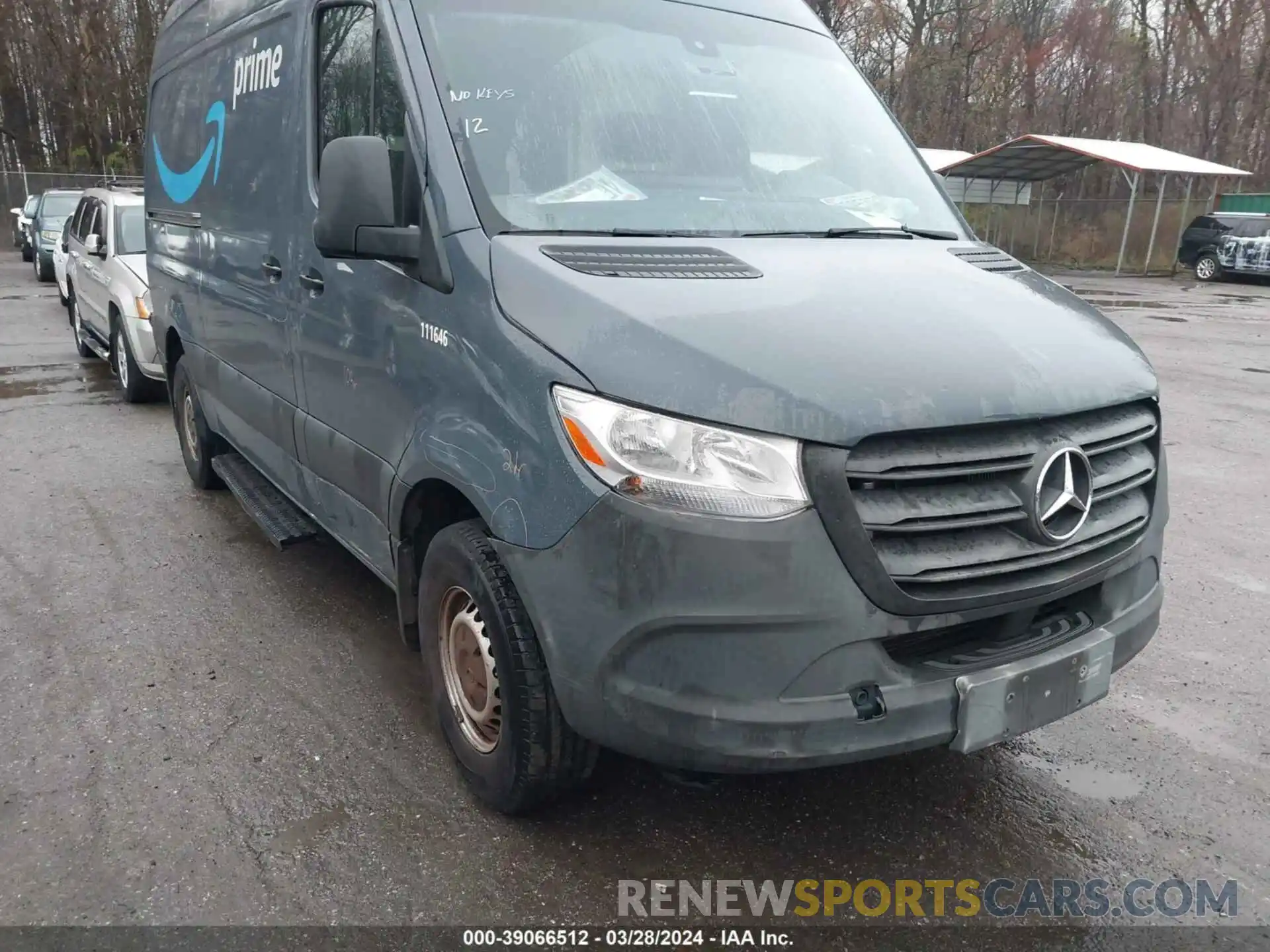 1 Photograph of a damaged car WD4PF0CD4KP043932 MERCEDES-BENZ SPRINTER 2500 2019