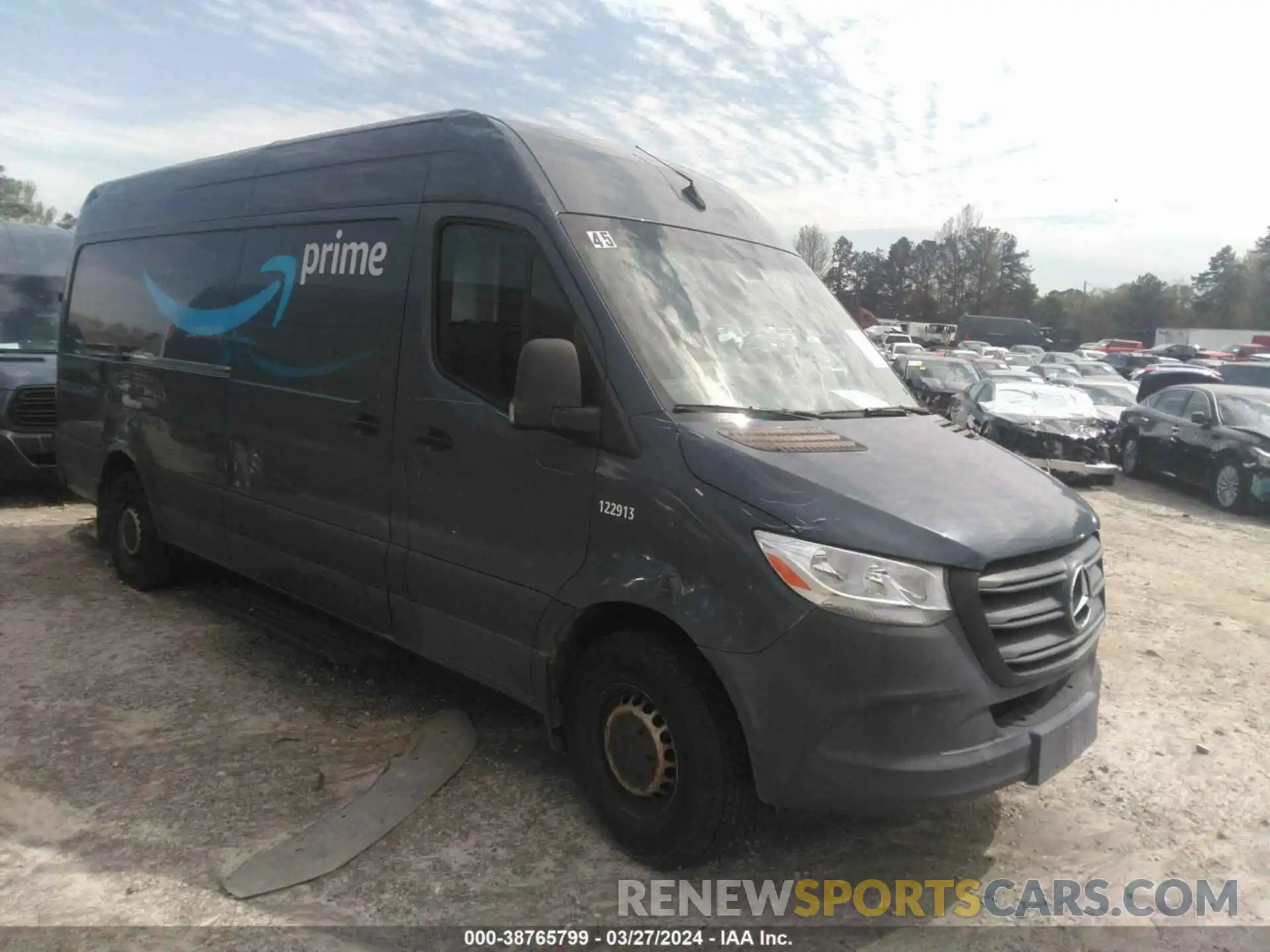 1 Photograph of a damaged car WD4PF1CD6KP111802 MERCEDES-BENZ SPRINTER 2500 2019