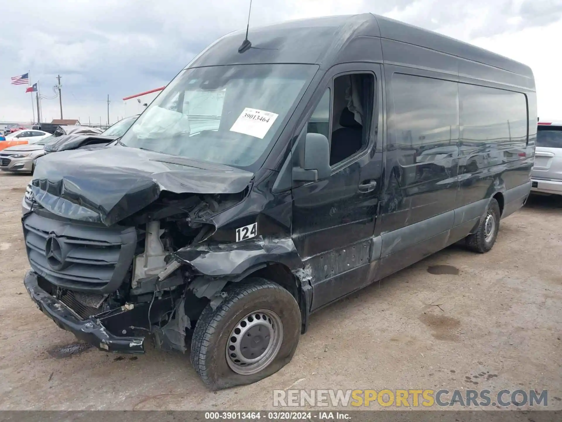 2 Photograph of a damaged car W1W4EDHY1LP208022 MERCEDES-BENZ SPRINTER 2500 2020