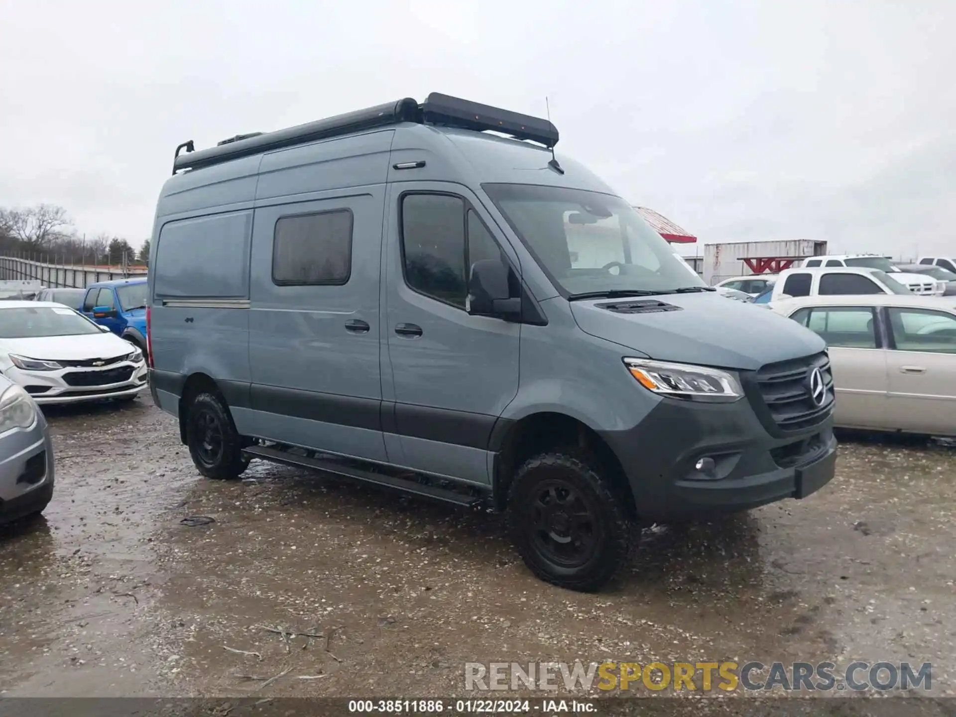 1 Photograph of a damaged car W1W4EBVY6MP411837 MERCEDES-BENZ SPRINTER 2500 2021