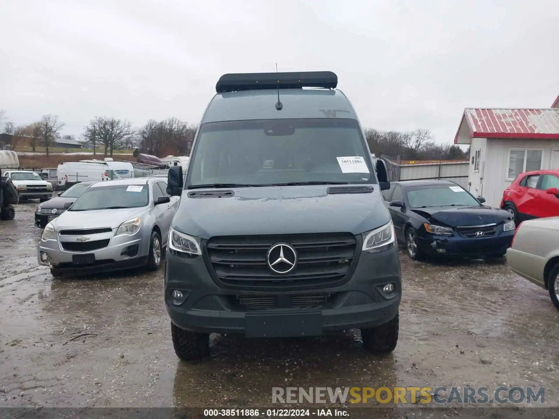 12 Photograph of a damaged car W1W4EBVY6MP411837 MERCEDES-BENZ SPRINTER 2500 2021