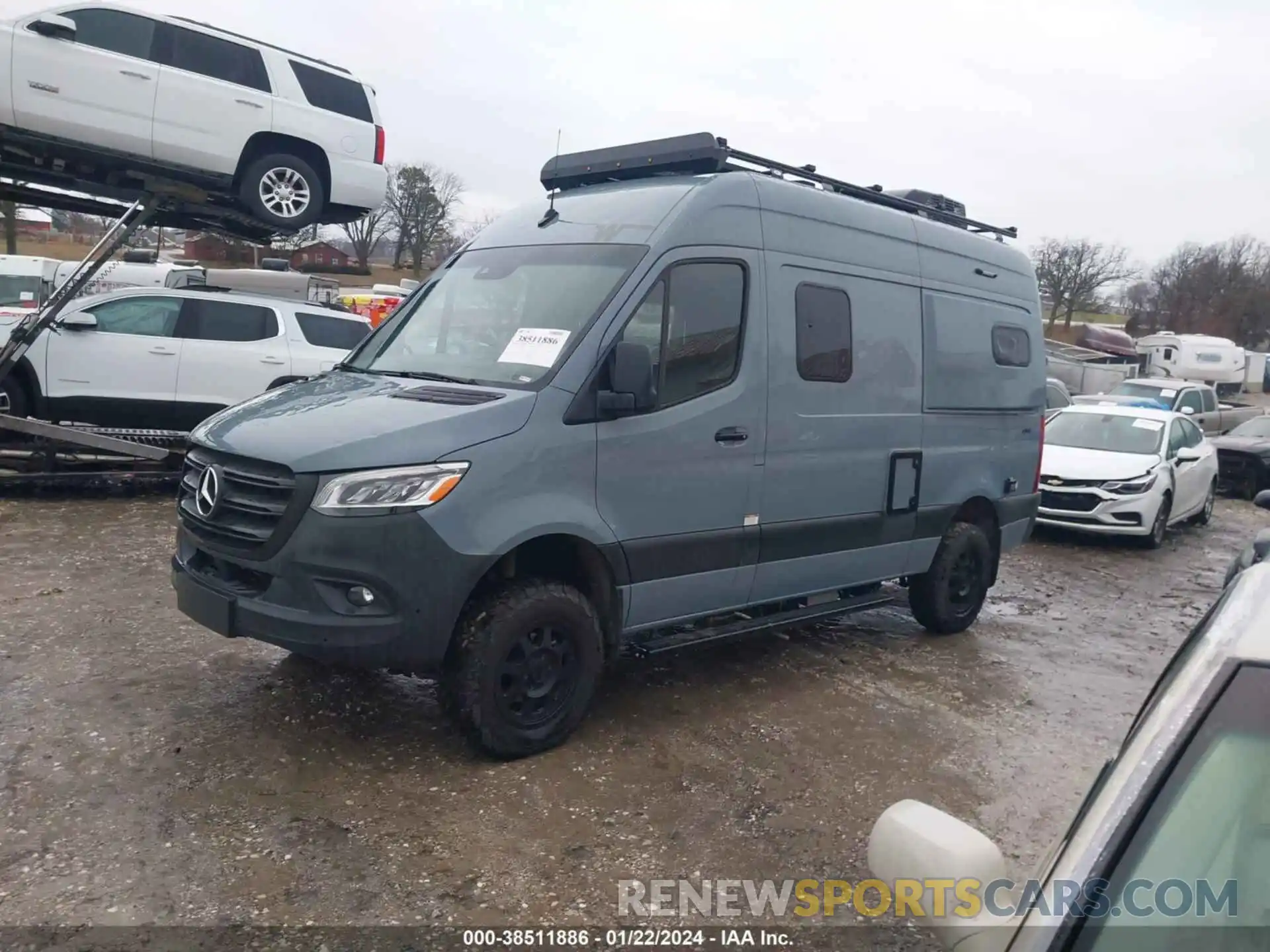 2 Photograph of a damaged car W1W4EBVY6MP411837 MERCEDES-BENZ SPRINTER 2500 2021