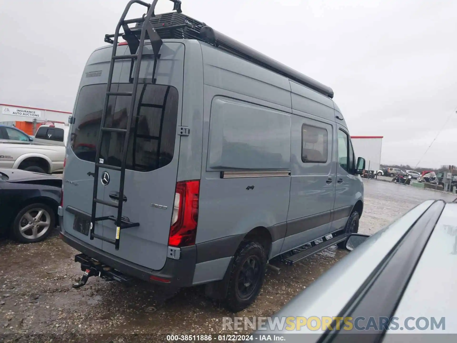 4 Фотография поврежденного автомобиля W1W4EBVY6MP411837 MERCEDES-BENZ SPRINTER 2500 2021