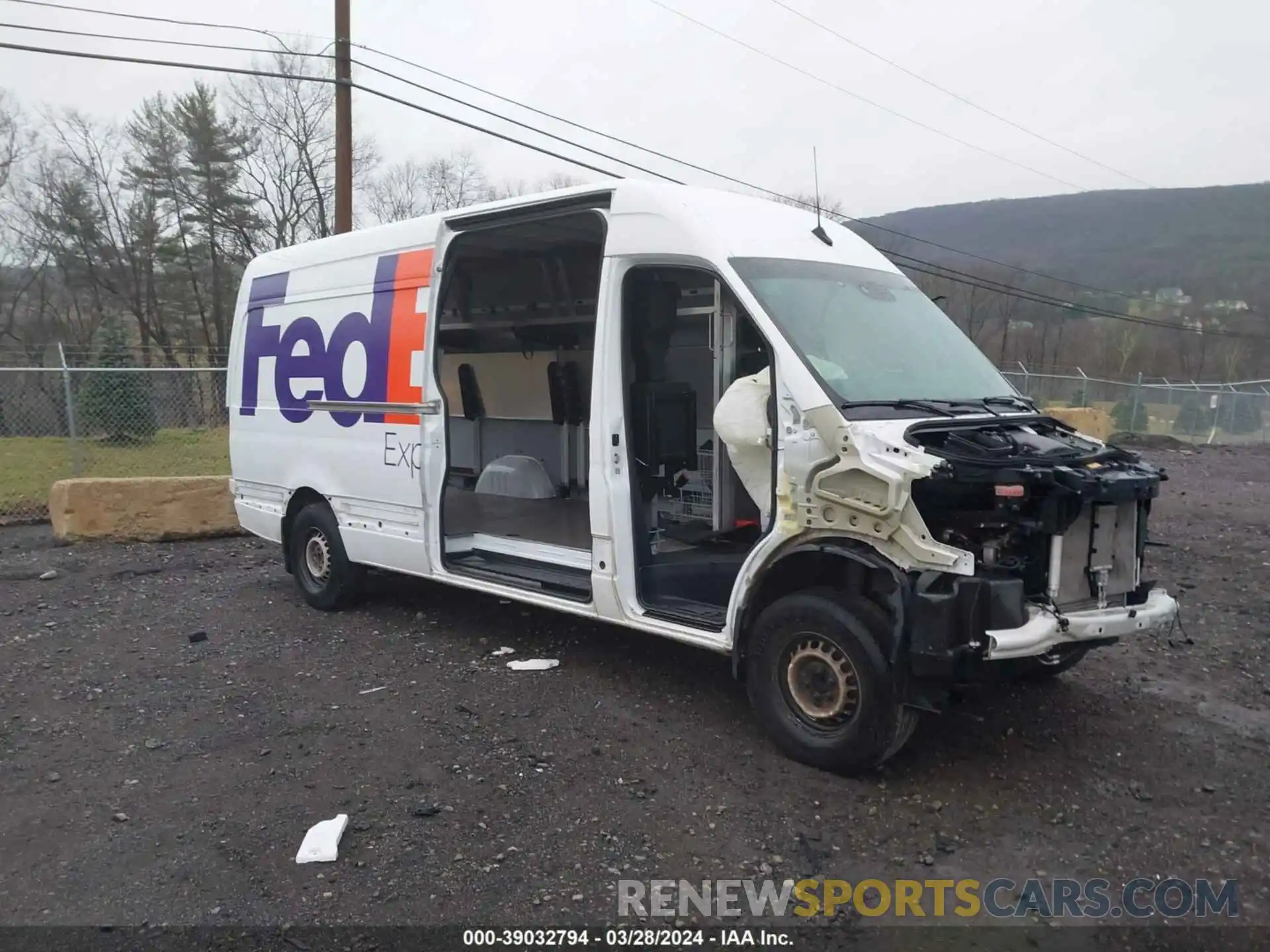 1 Photograph of a damaged car W1Y4DCHY8NT091862 MERCEDES-BENZ SPRINTER 2500 2022