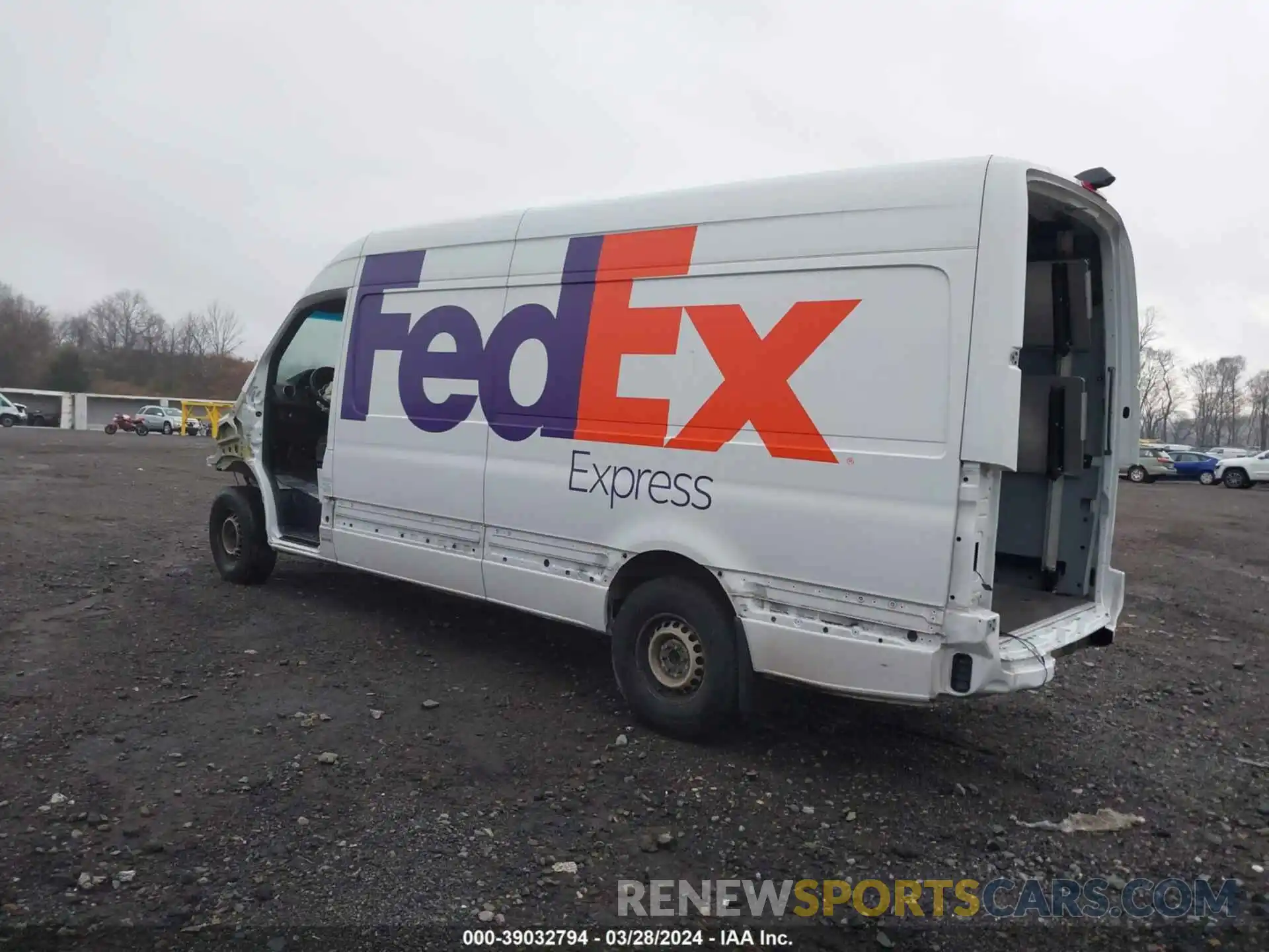 3 Фотография поврежденного автомобиля W1Y4DCHY8NT091862 MERCEDES-BENZ SPRINTER 2500 2022