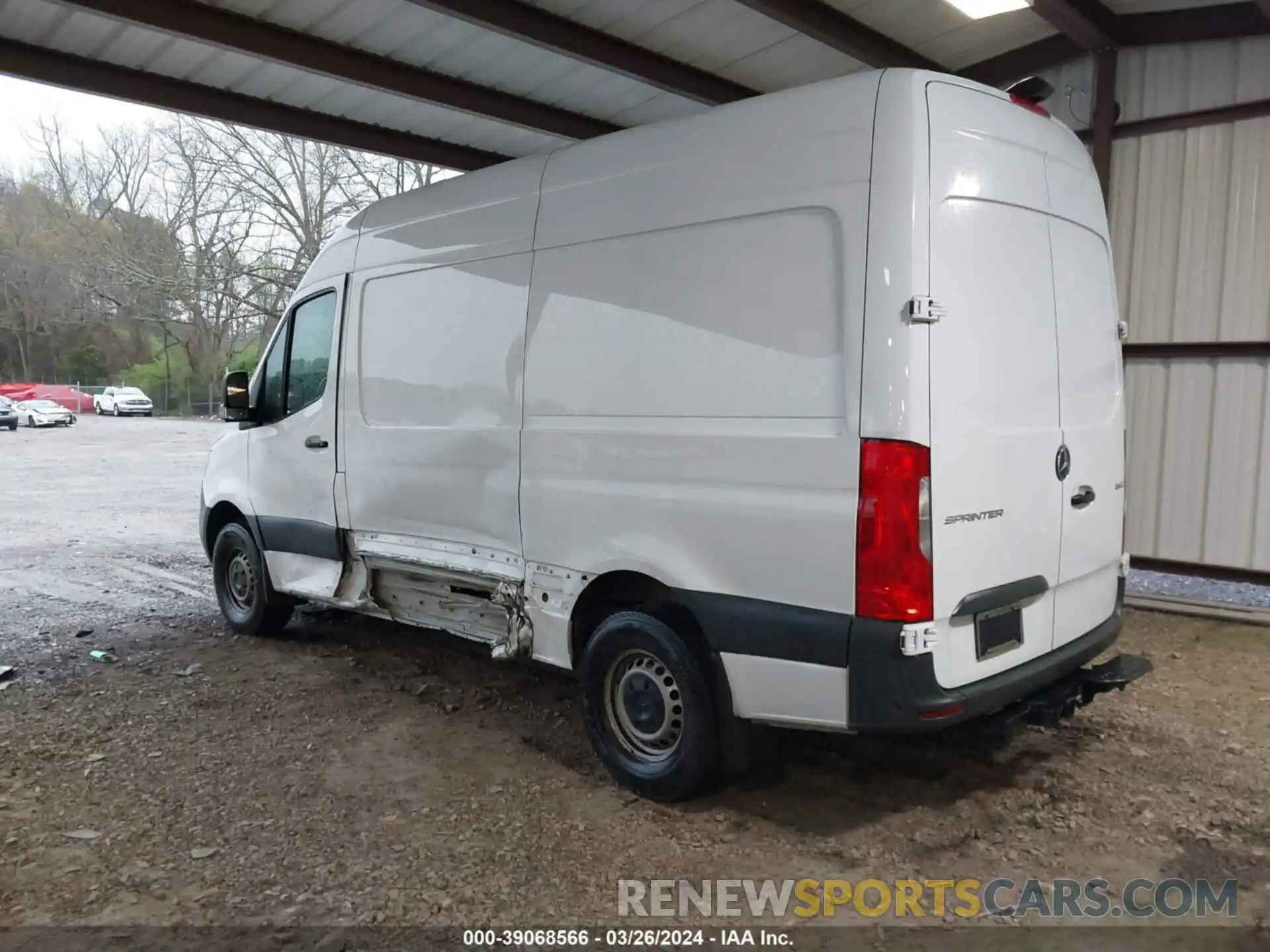 3 Photograph of a damaged car W1Y4EBHYXNT118423 MERCEDES-BENZ SPRINTER 2500 2022