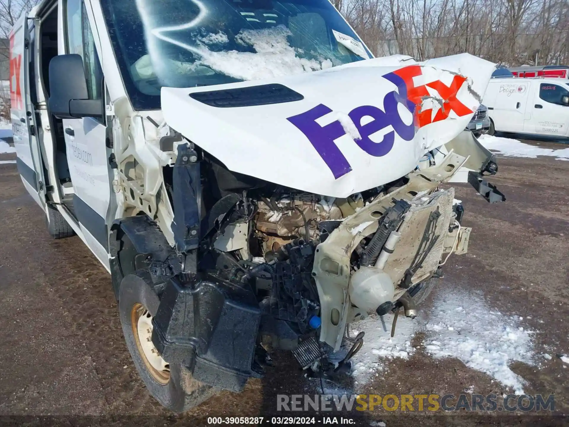 17 Photograph of a damaged car W1Y4EBVY2NT088239 MERCEDES-BENZ SPRINTER 2500 2022