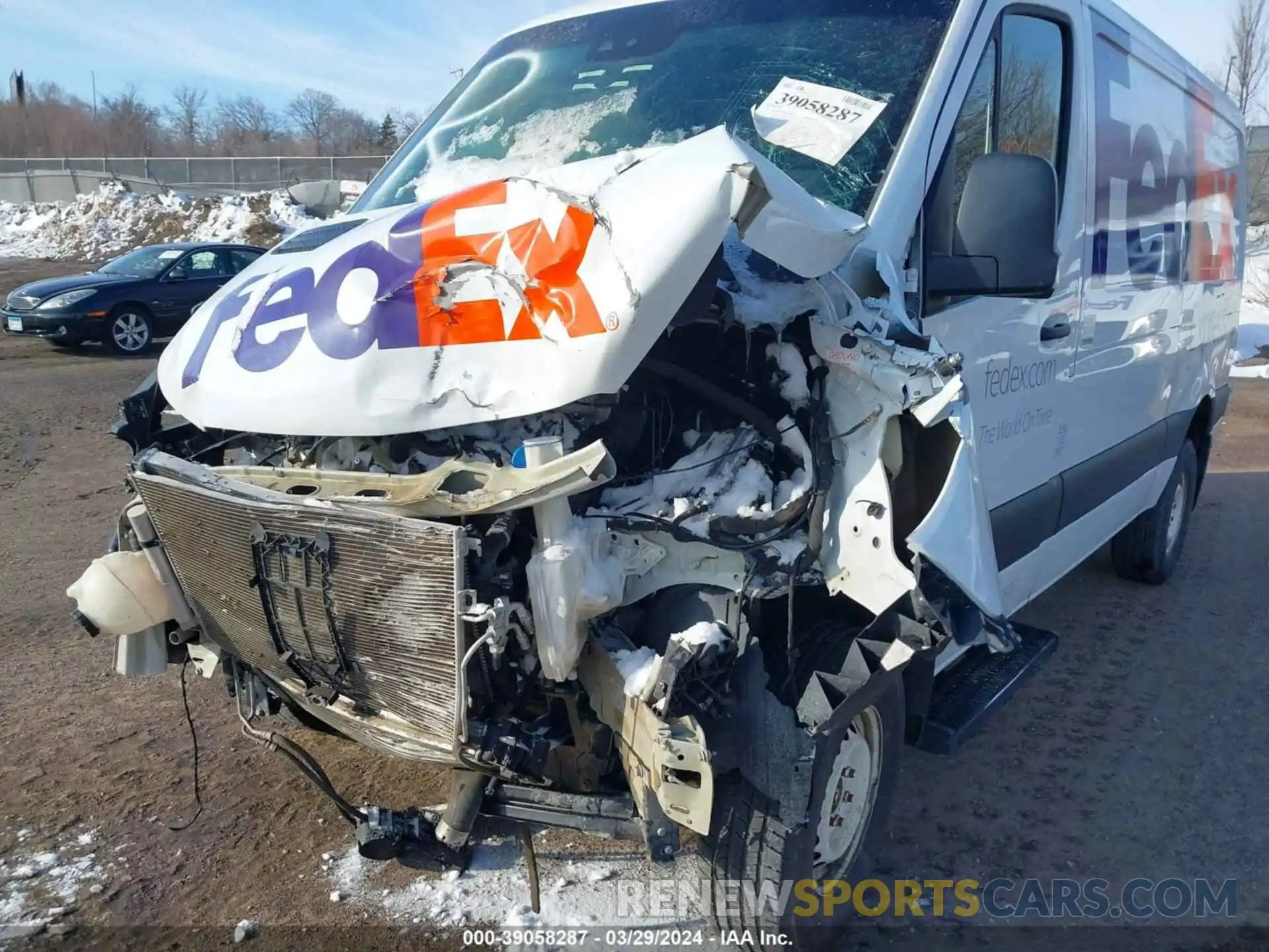 6 Photograph of a damaged car W1Y4EBVY2NT088239 MERCEDES-BENZ SPRINTER 2500 2022