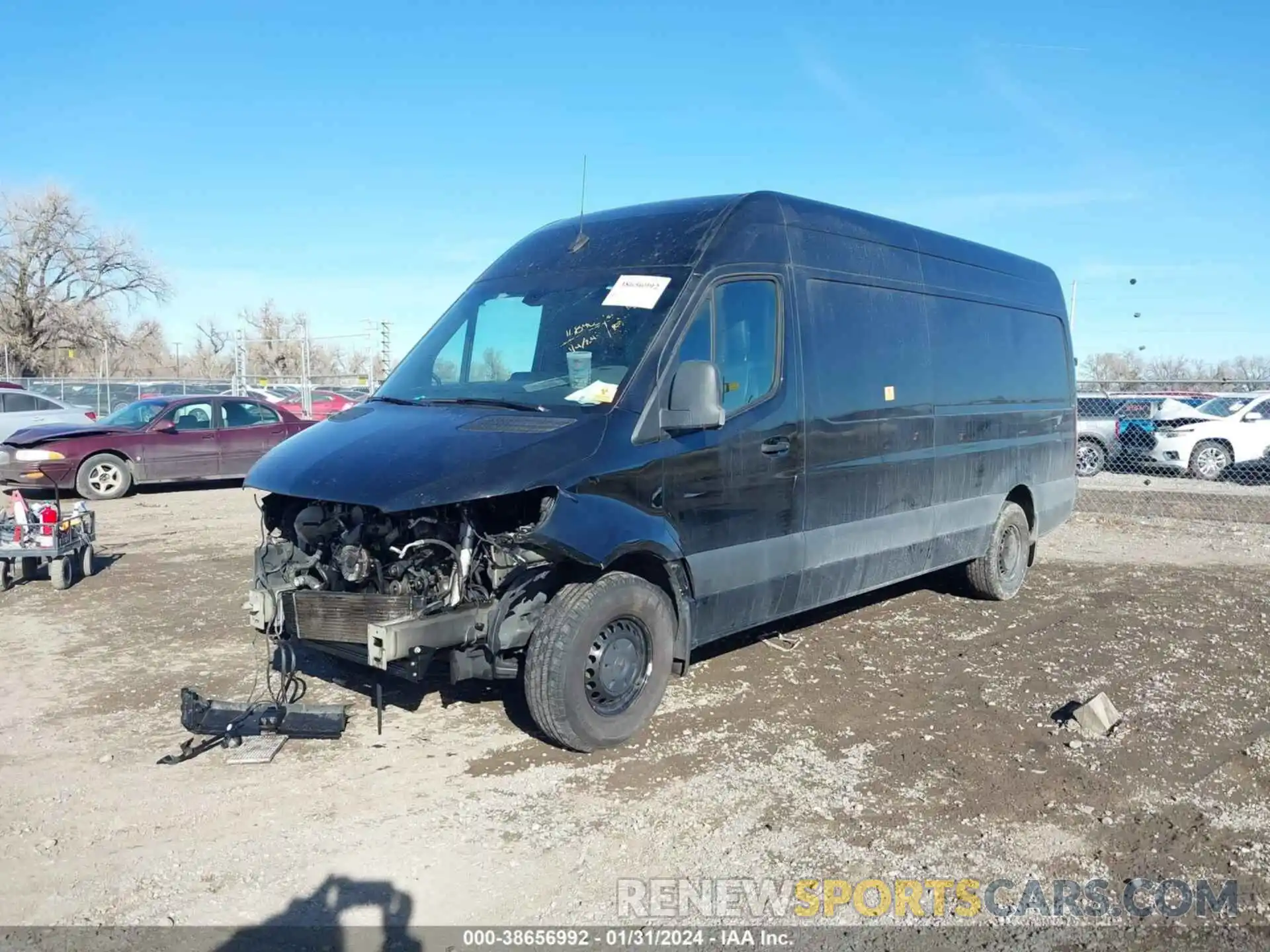 2 Фотография поврежденного автомобиля W1Y4ECHY3NT111075 MERCEDES-BENZ SPRINTER 2500 2022