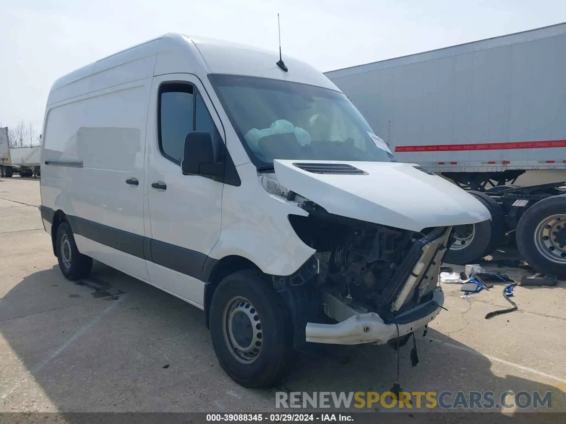 1 Photograph of a damaged car W1Y40BHY6PT142722 MERCEDES-BENZ SPRINTER 2500 2023