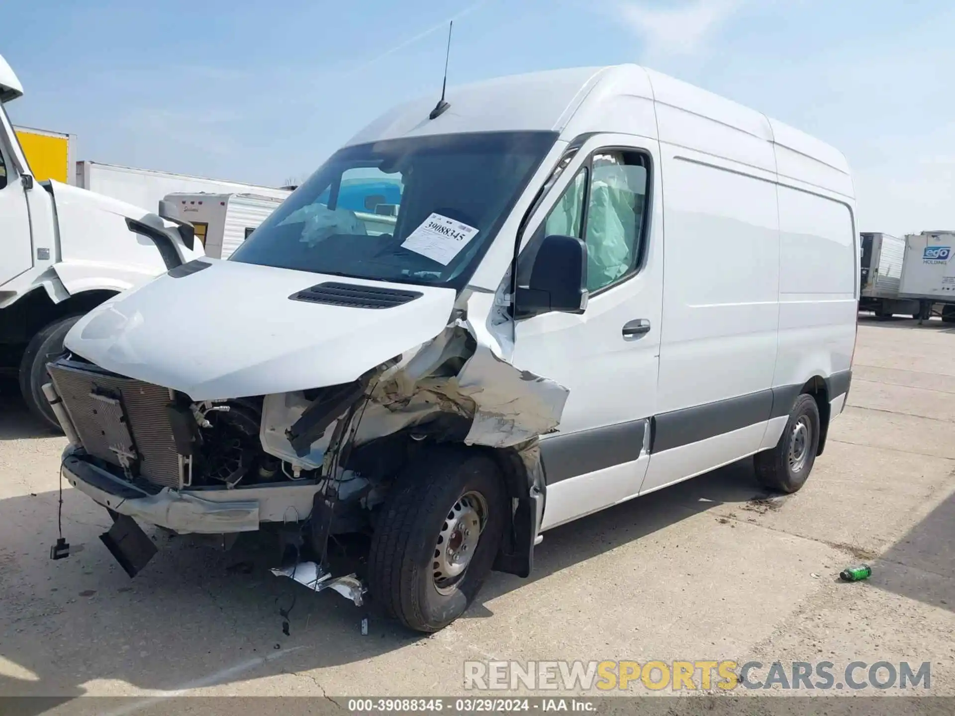 2 Photograph of a damaged car W1Y40BHY6PT142722 MERCEDES-BENZ SPRINTER 2500 2023