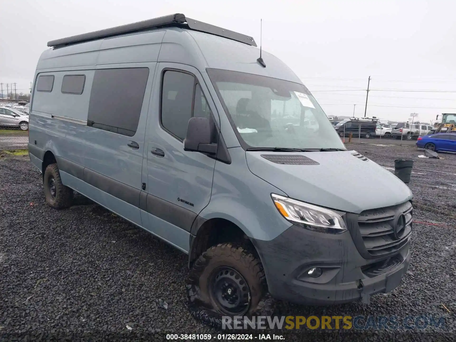 1 Photograph of a damaged car W1Y4NCVY4PT133495 MERCEDES-BENZ SPRINTER 2500 2023