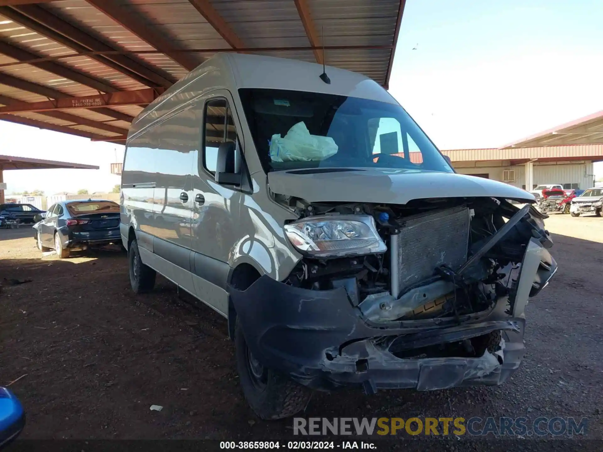 1 Photograph of a damaged car W1Y4NCVY5PT122358 MERCEDES-BENZ SPRINTER 2500 2023