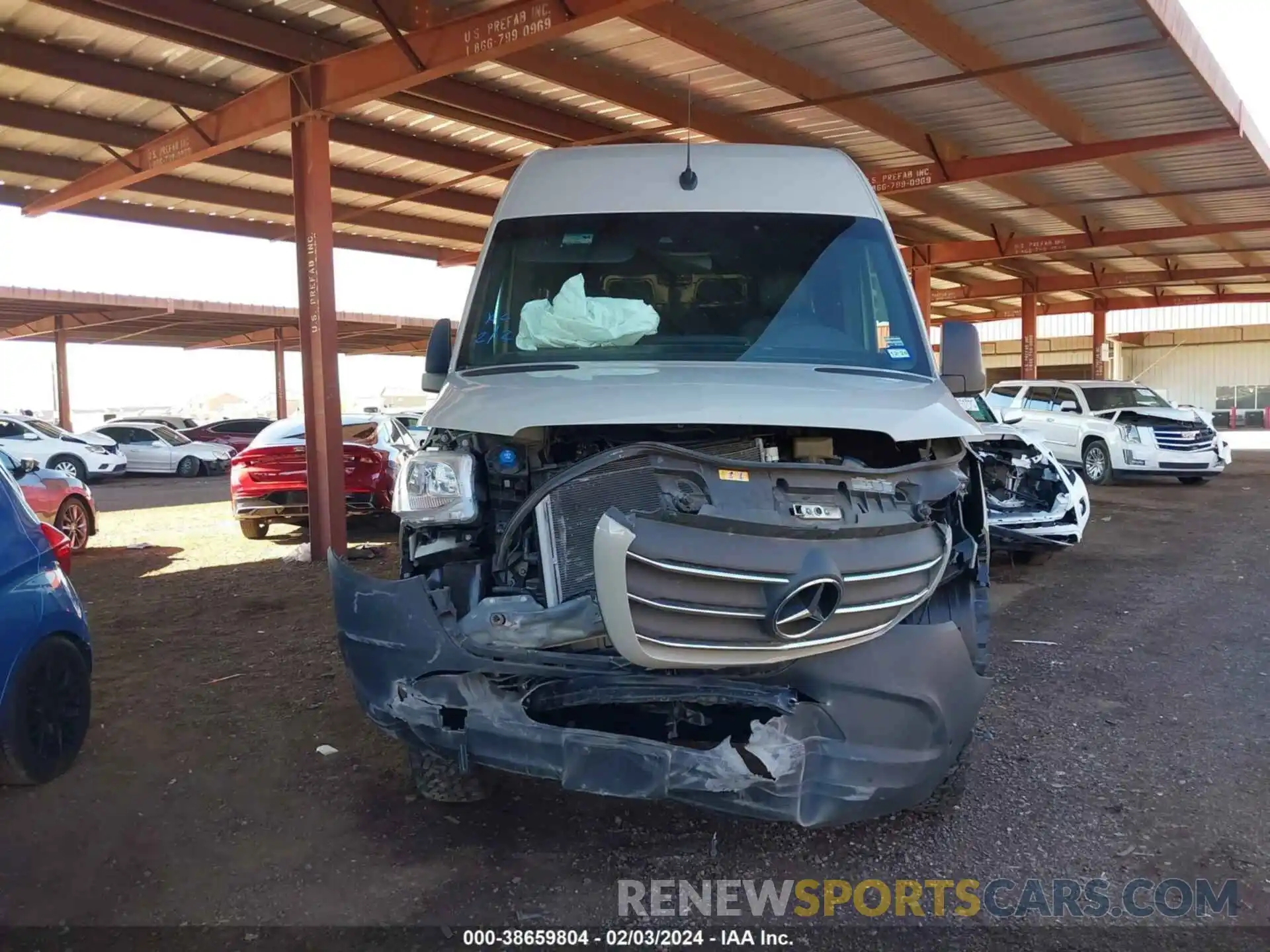 12 Photograph of a damaged car W1Y4NCVY5PT122358 MERCEDES-BENZ SPRINTER 2500 2023