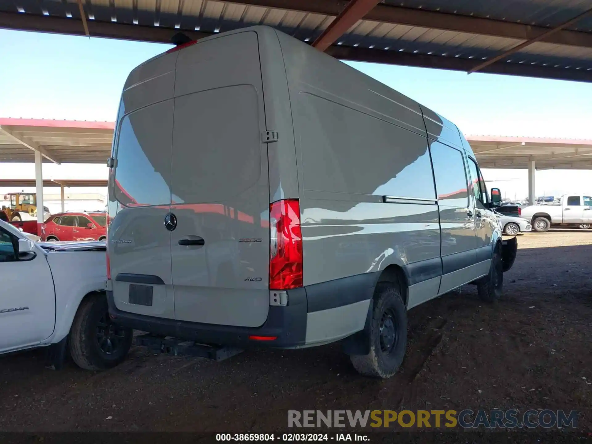 4 Photograph of a damaged car W1Y4NCVY5PT122358 MERCEDES-BENZ SPRINTER 2500 2023