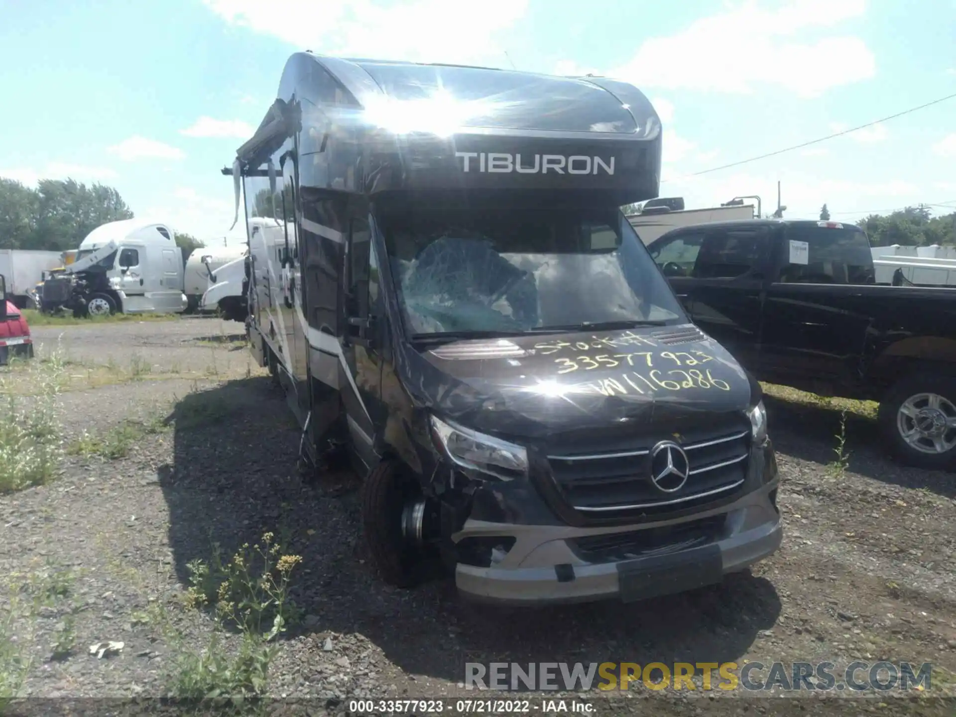 1 Photograph of a damaged car W1X8E33YXLN116286 MERCEDES-BENZ SPRINTER CAB CHASSIS 2020