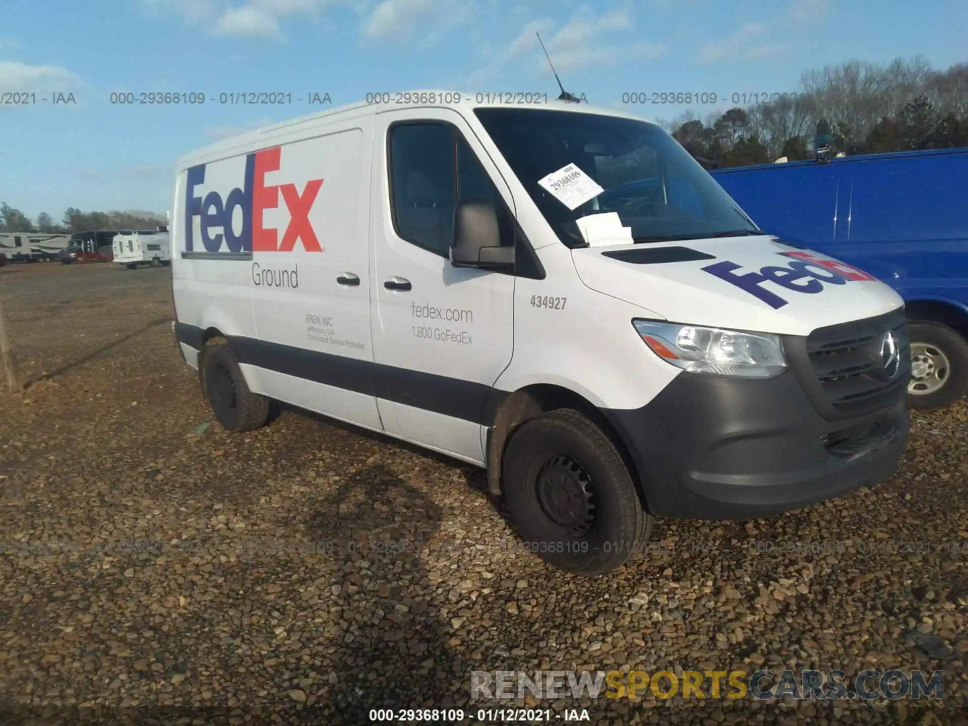 1 Photograph of a damaged car W1W70BGY1KT017790 MERCEDES-BENZ SPRINTER CARGO VAN 2019