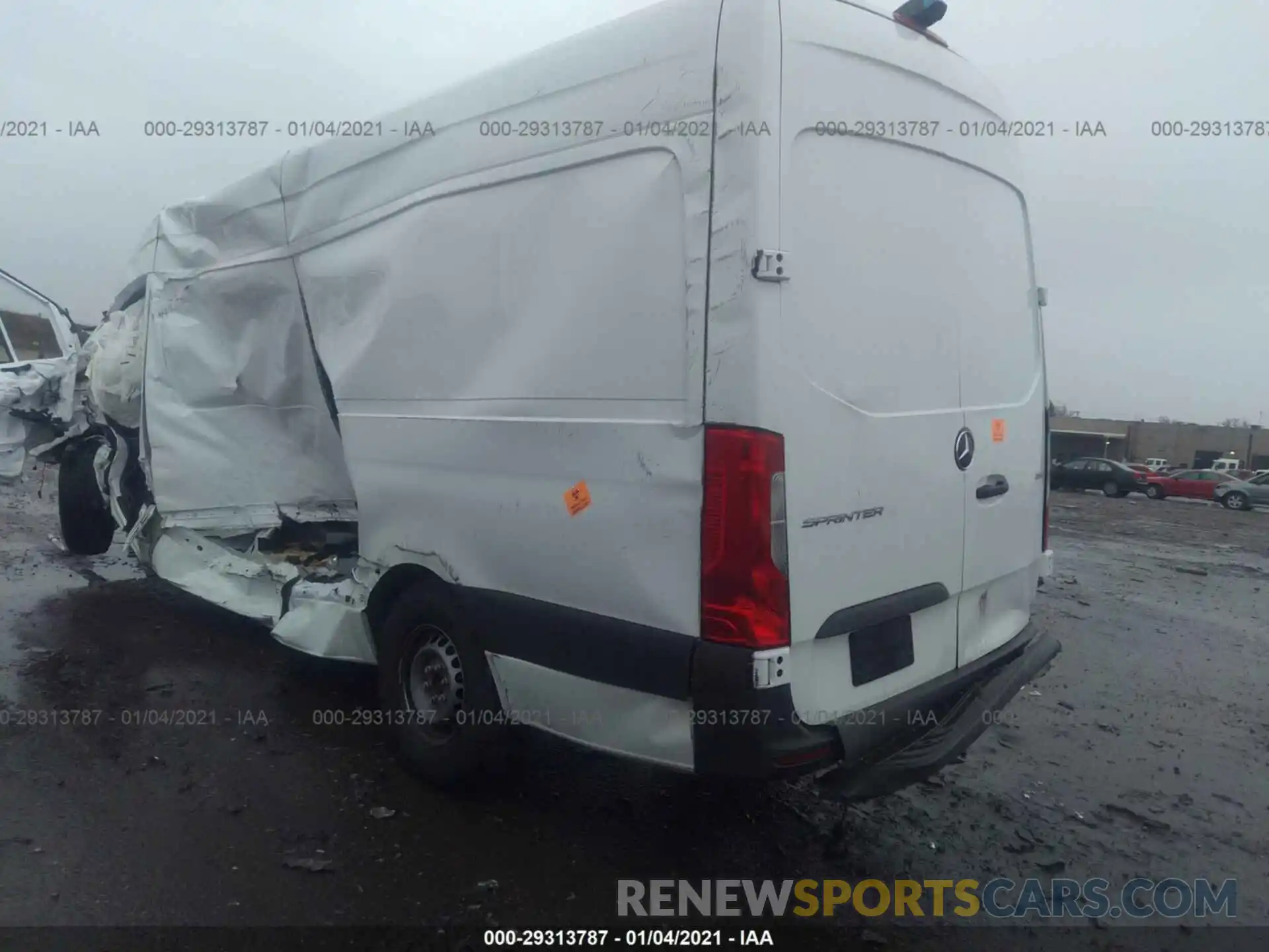 3 Photograph of a damaged car W1Y40CHY5KT019010 MERCEDES-BENZ SPRINTER CARGO VAN 2019