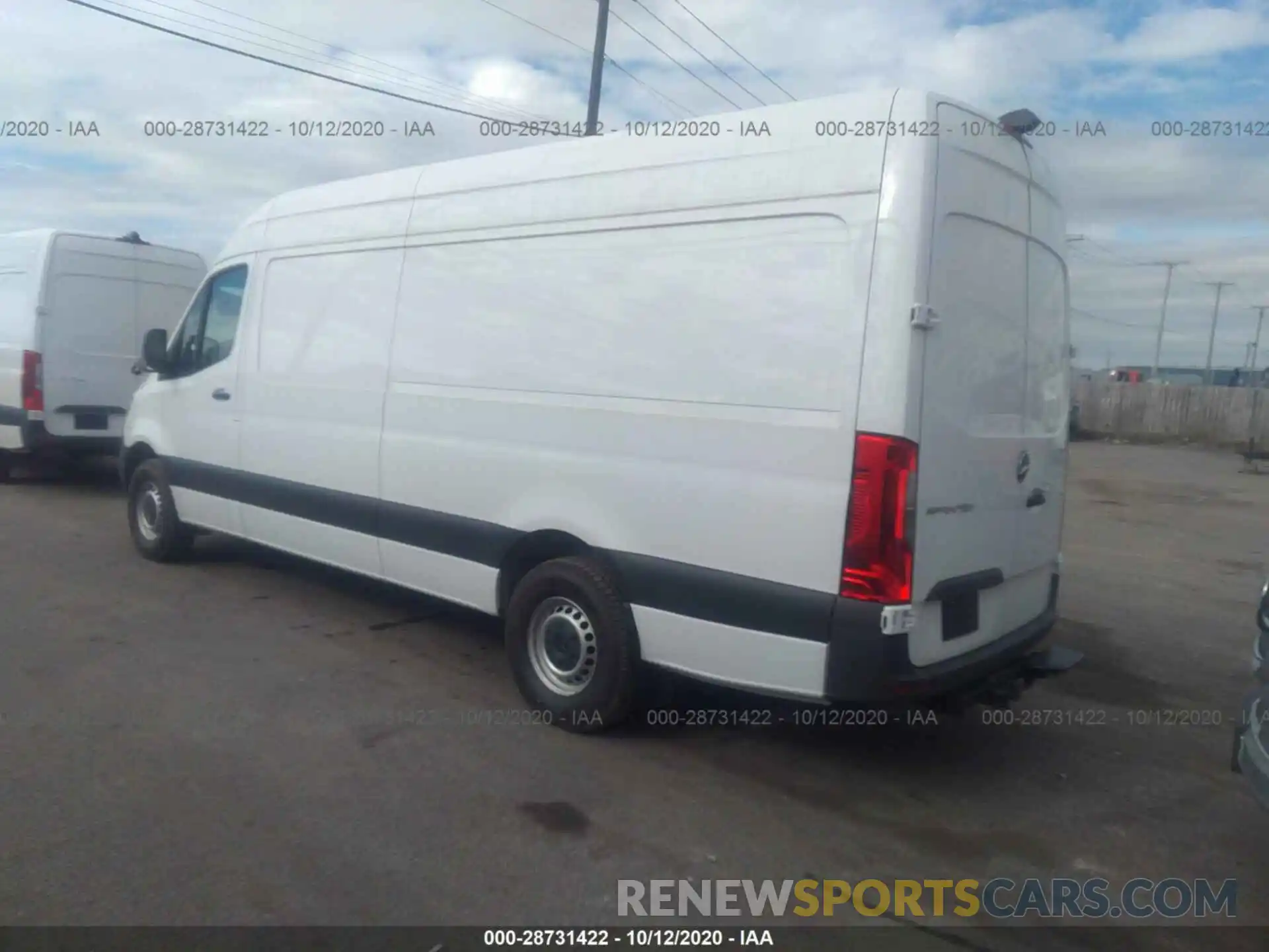 3 Фотография поврежденного автомобиля WD3BF1ED4KT009417 MERCEDES-BENZ SPRINTER CARGO VAN 2019