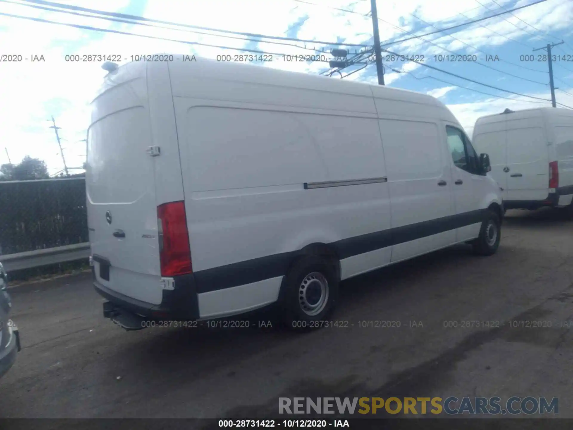 4 Фотография поврежденного автомобиля WD3BF1ED4KT009417 MERCEDES-BENZ SPRINTER CARGO VAN 2019