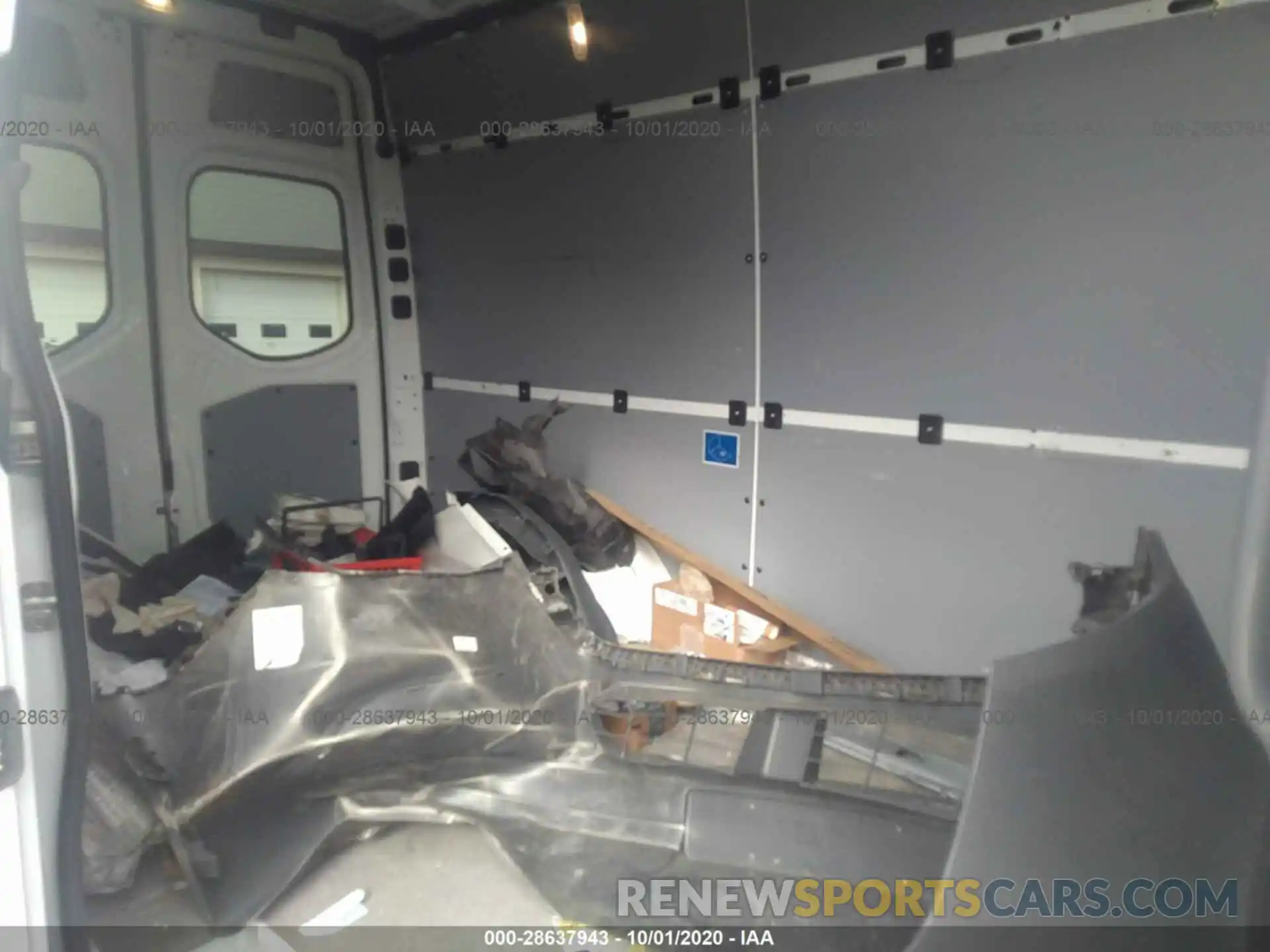 8 Photograph of a damaged car WD3PF0CD4KP024723 MERCEDES-BENZ SPRINTER CARGO VAN 2019