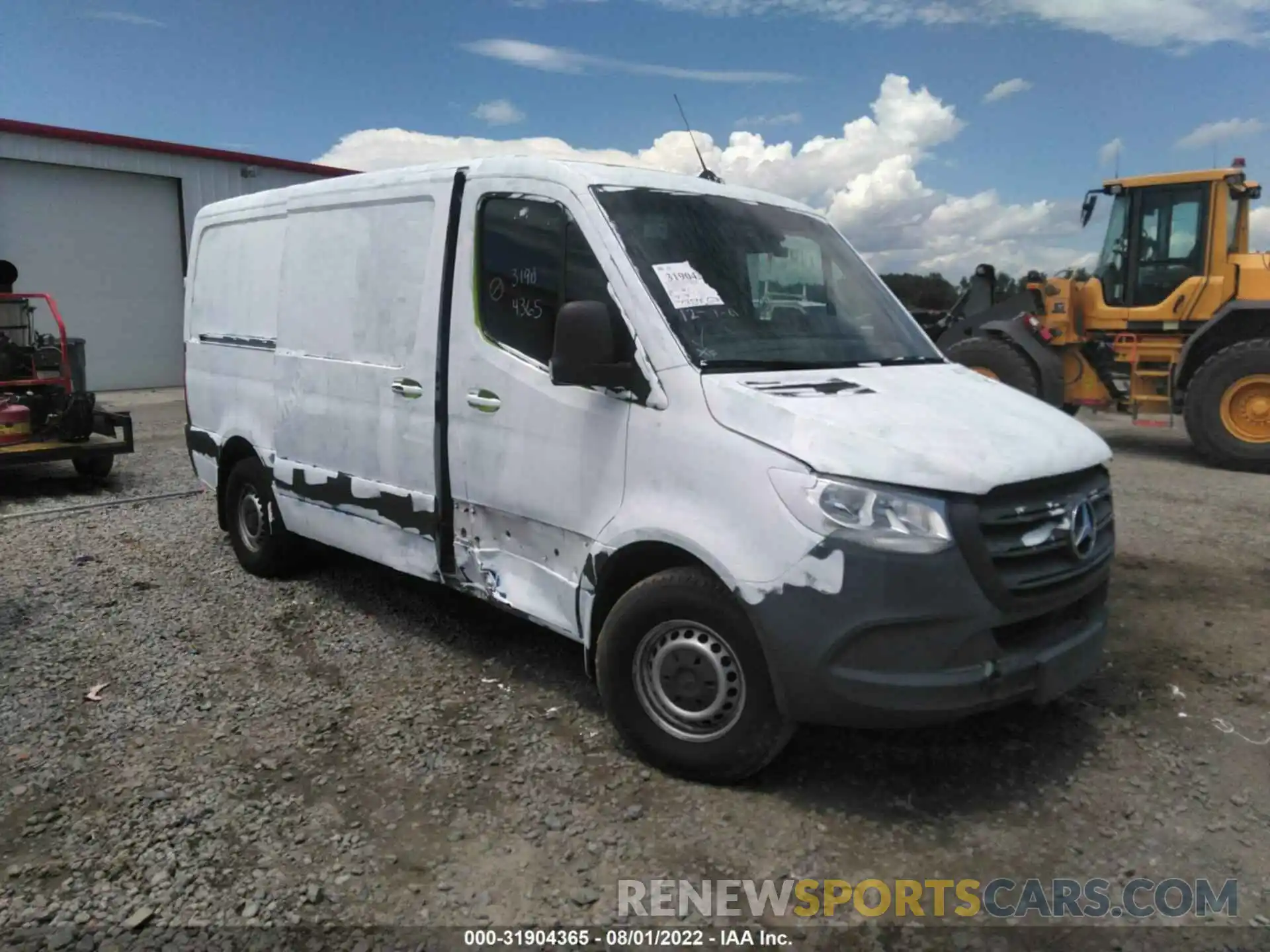 1 Photograph of a damaged car WD3PF0CD7KP038132 MERCEDES-BENZ SPRINTER CARGO VAN 2019