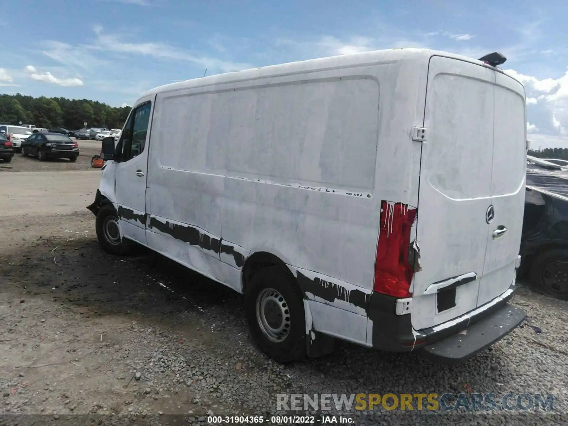 3 Фотография поврежденного автомобиля WD3PF0CD7KP038132 MERCEDES-BENZ SPRINTER CARGO VAN 2019