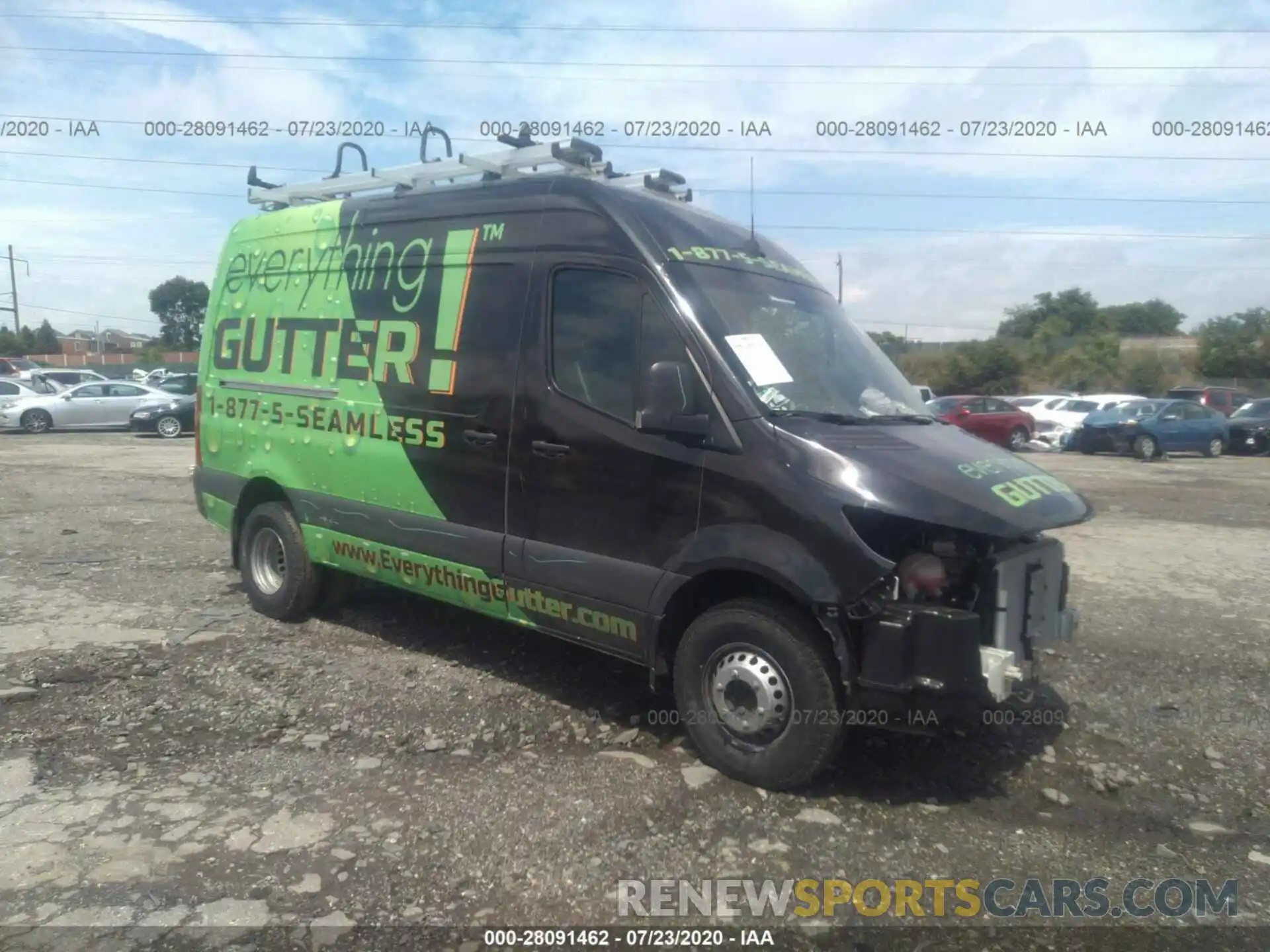 1 Photograph of a damaged car WD3PF0CD7KP106493 MERCEDES-BENZ SPRINTER CARGO VAN 2019