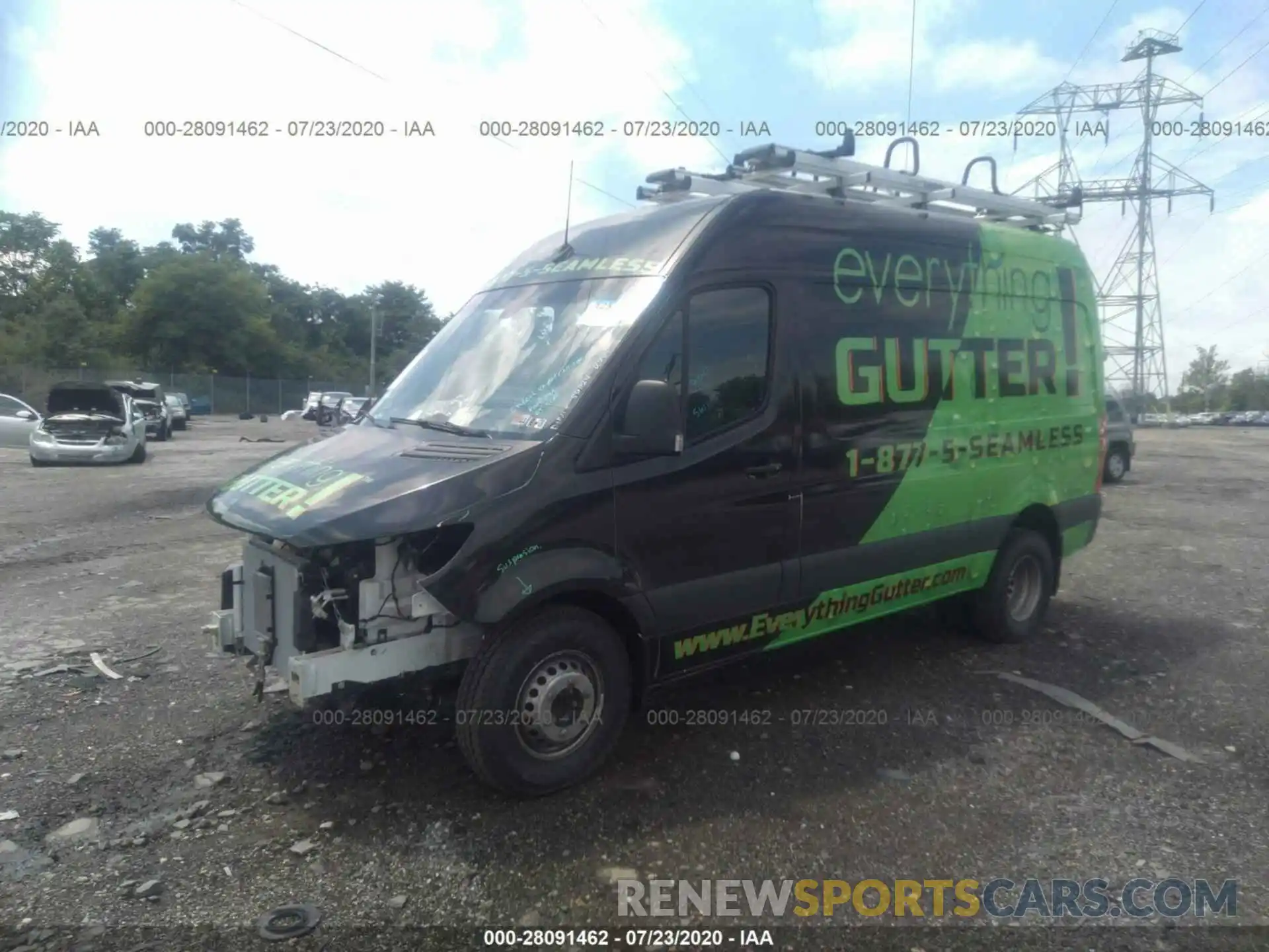 2 Photograph of a damaged car WD3PF0CD7KP106493 MERCEDES-BENZ SPRINTER CARGO VAN 2019