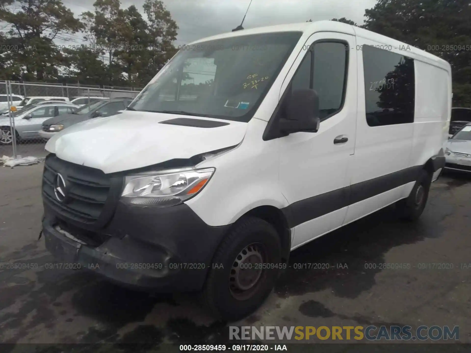 2 Photograph of a damaged car WD3PF0CD8KP036390 MERCEDES-BENZ SPRINTER CARGO VAN 2019