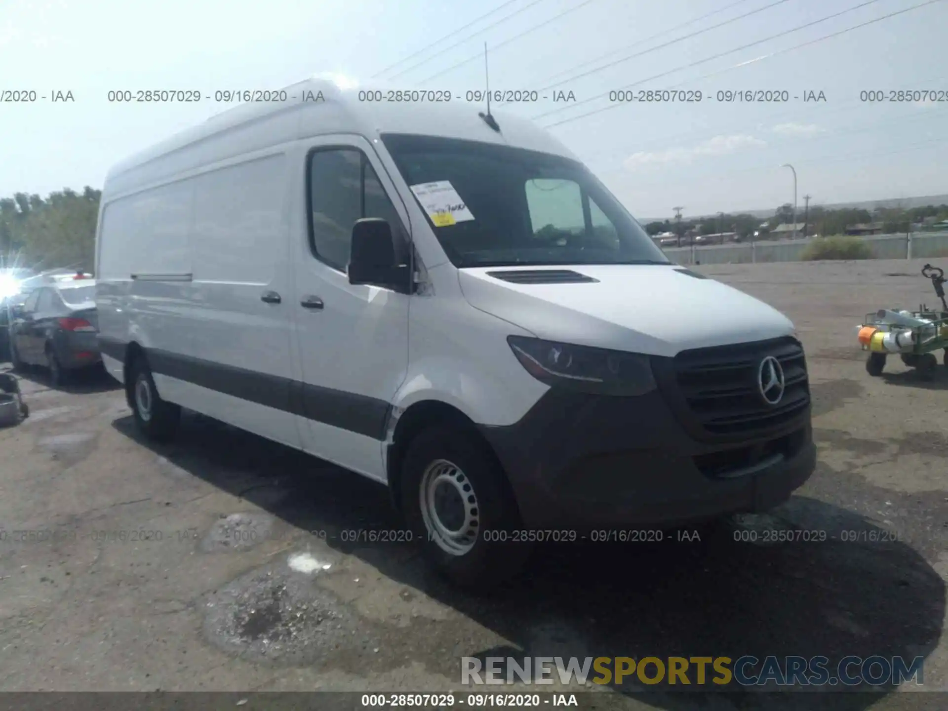 1 Photograph of a damaged car WD3PF1CD0KT007222 MERCEDES-BENZ SPRINTER CARGO VAN 2019