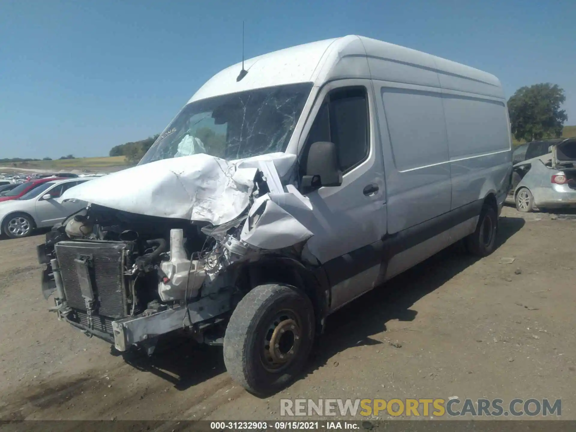 2 Photograph of a damaged car WD3PF1CD2KP027383 MERCEDES-BENZ SPRINTER CARGO VAN 2019