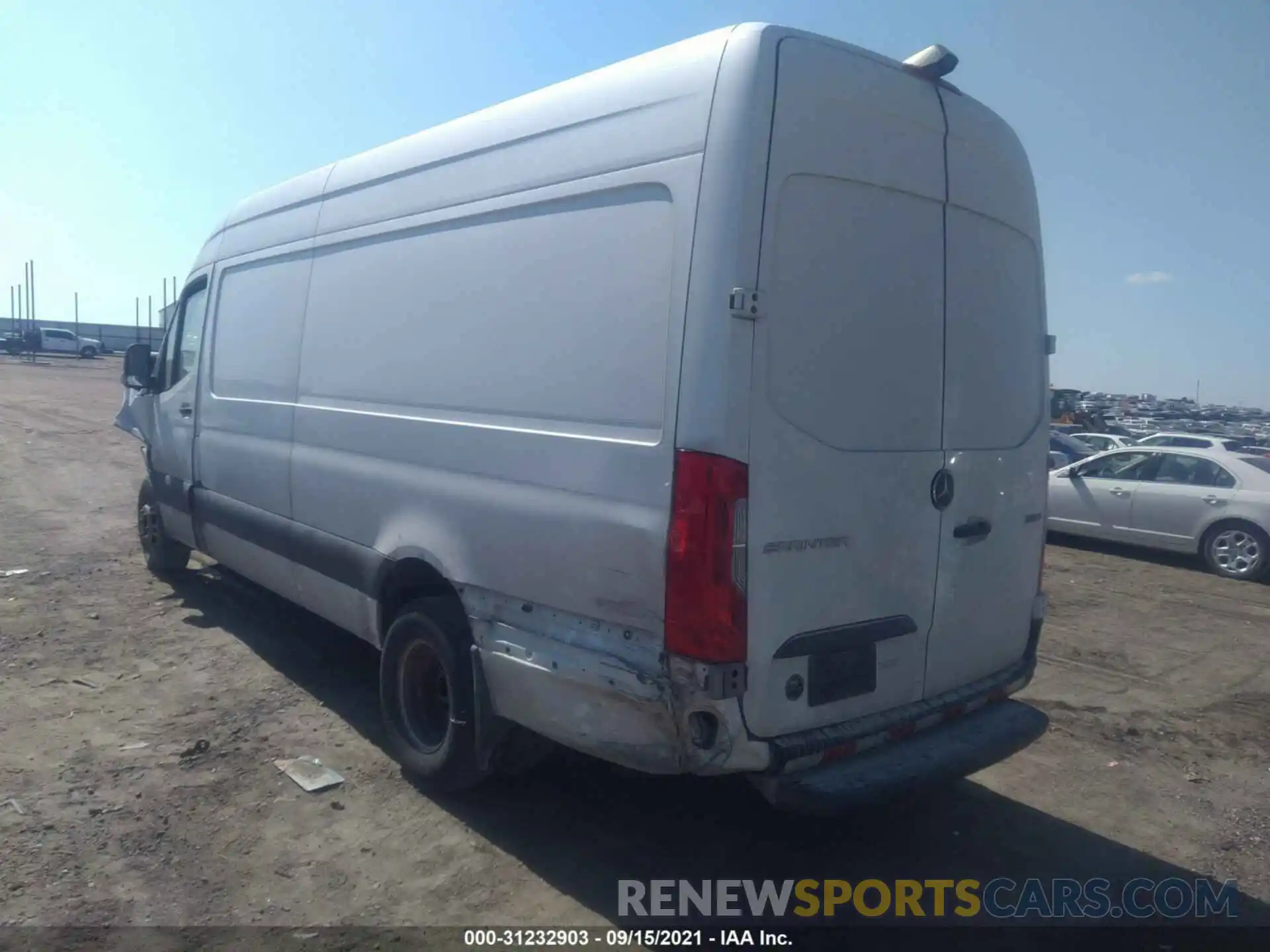 3 Photograph of a damaged car WD3PF1CD2KP027383 MERCEDES-BENZ SPRINTER CARGO VAN 2019