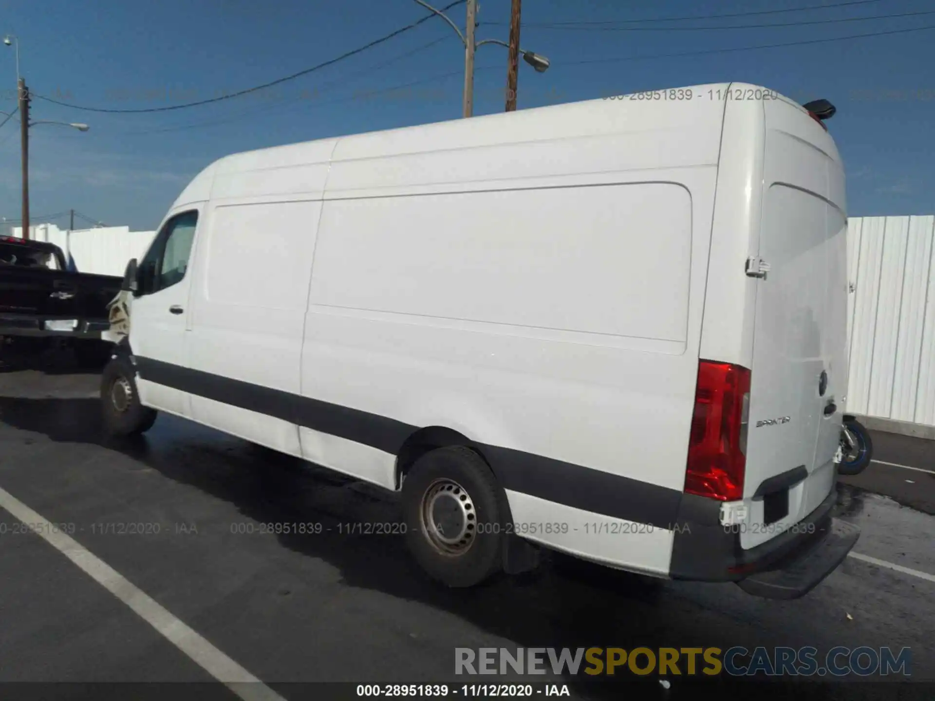 3 Photograph of a damaged car WD3PF1CD3KP029742 MERCEDES-BENZ SPRINTER CARGO VAN 2019