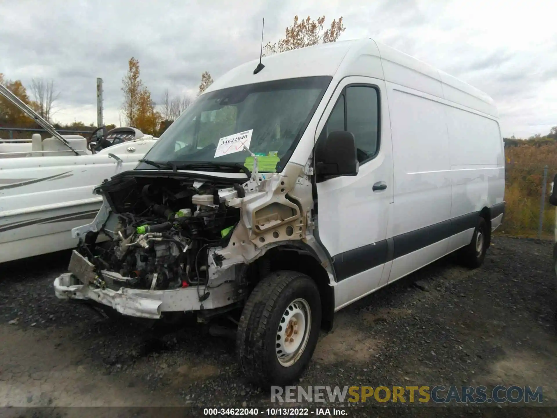 2 Фотография поврежденного автомобиля WD3PF1CD7KP057110 MERCEDES-BENZ SPRINTER CARGO VAN 2019