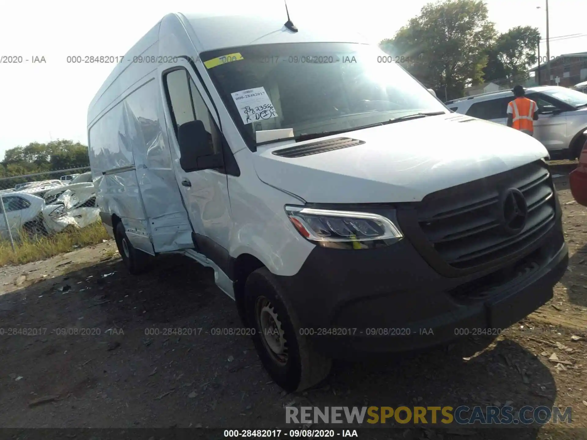 1 Photograph of a damaged car WD3PF1CD8KP053664 MERCEDES-BENZ SPRINTER CARGO VAN 2019